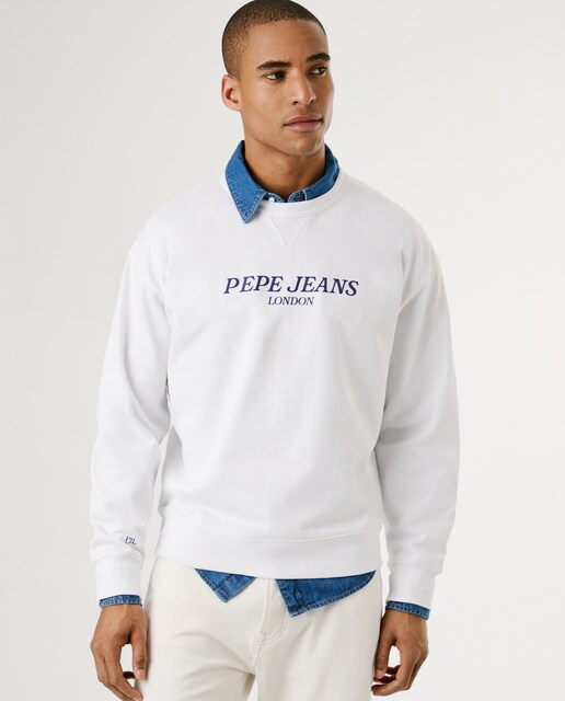 Imagen 0 de Sudadera de hombre cuello redondo con espalda estampada