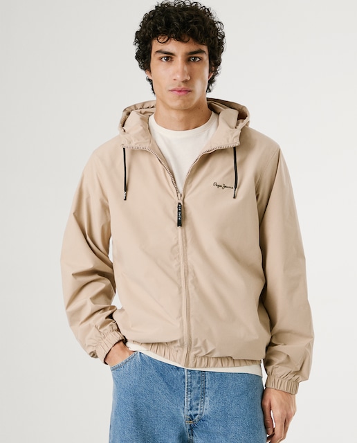 Imagen 0 de Chaqueta cortavientos de hombre con capucha ajustable