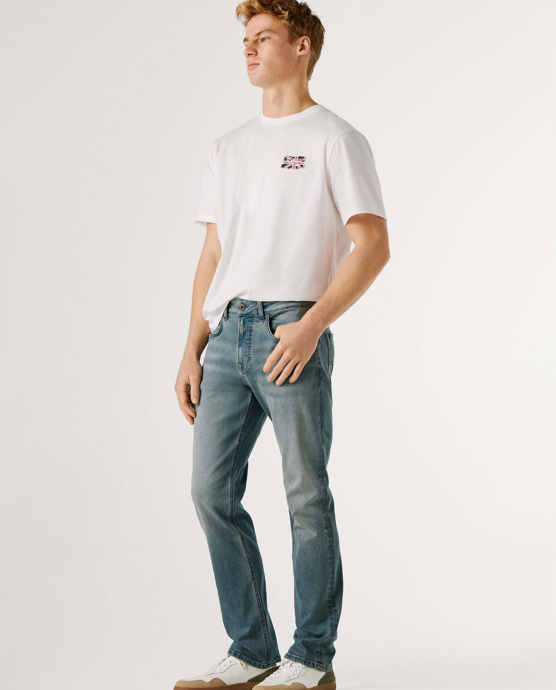 Imagen 7 de Vaquero de hombre fit recto tiro regular - Pepe Jeans - Azul fumé Azul fumé