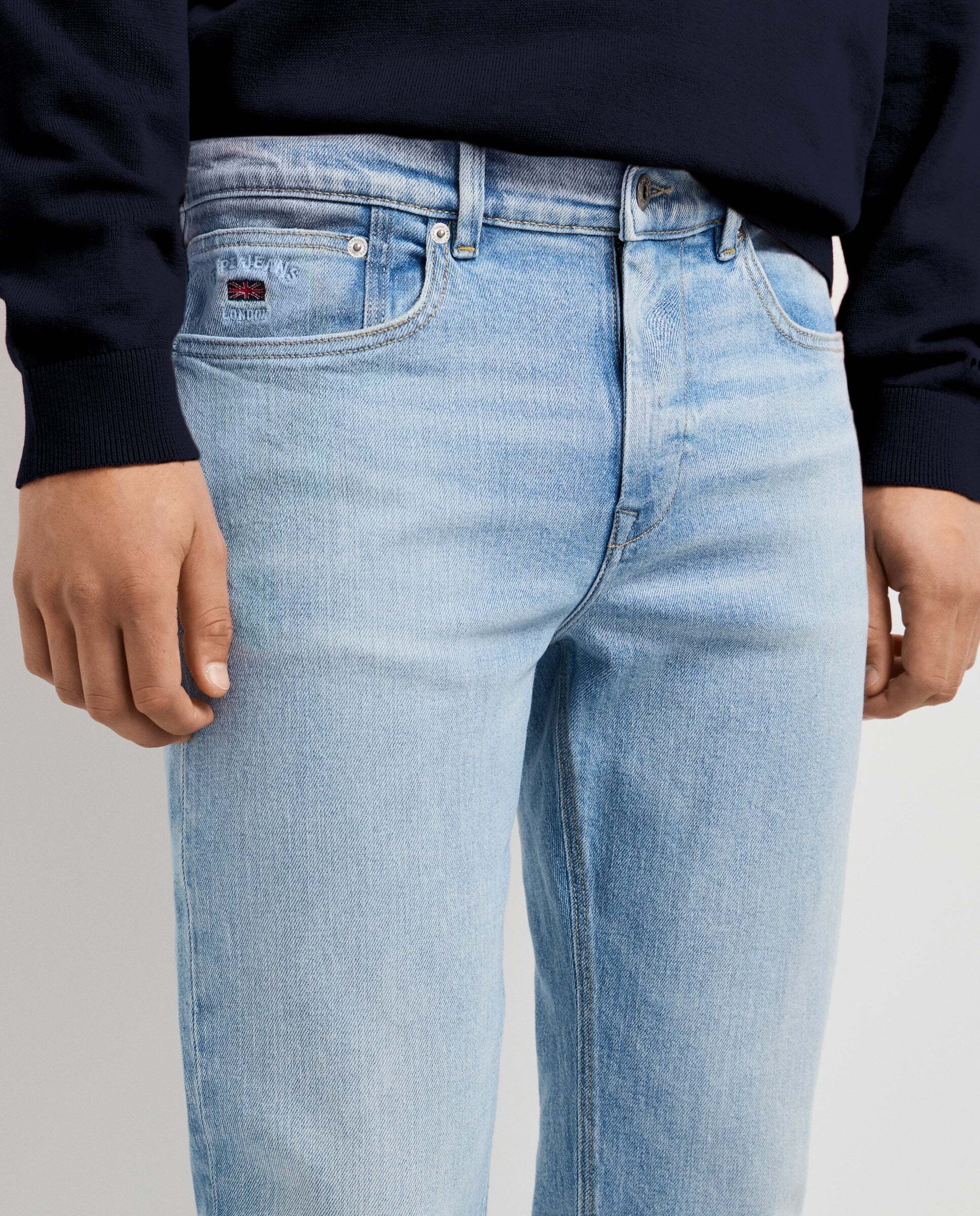 Vaquero de hombre fit slim tiro regular - Pepe Jeans - Tejano Tejano-6