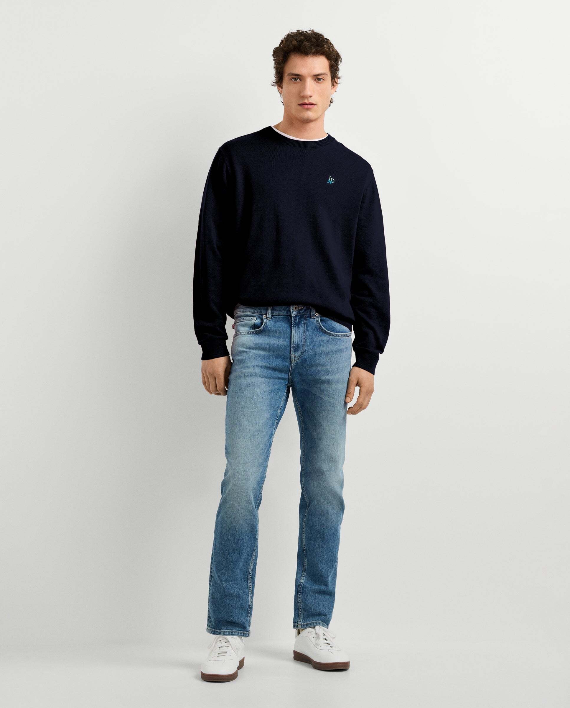 Imagen 3 de Vaquero de hombre fit recto tiro regular - Pepe Jeans - Azul claro Azul claro