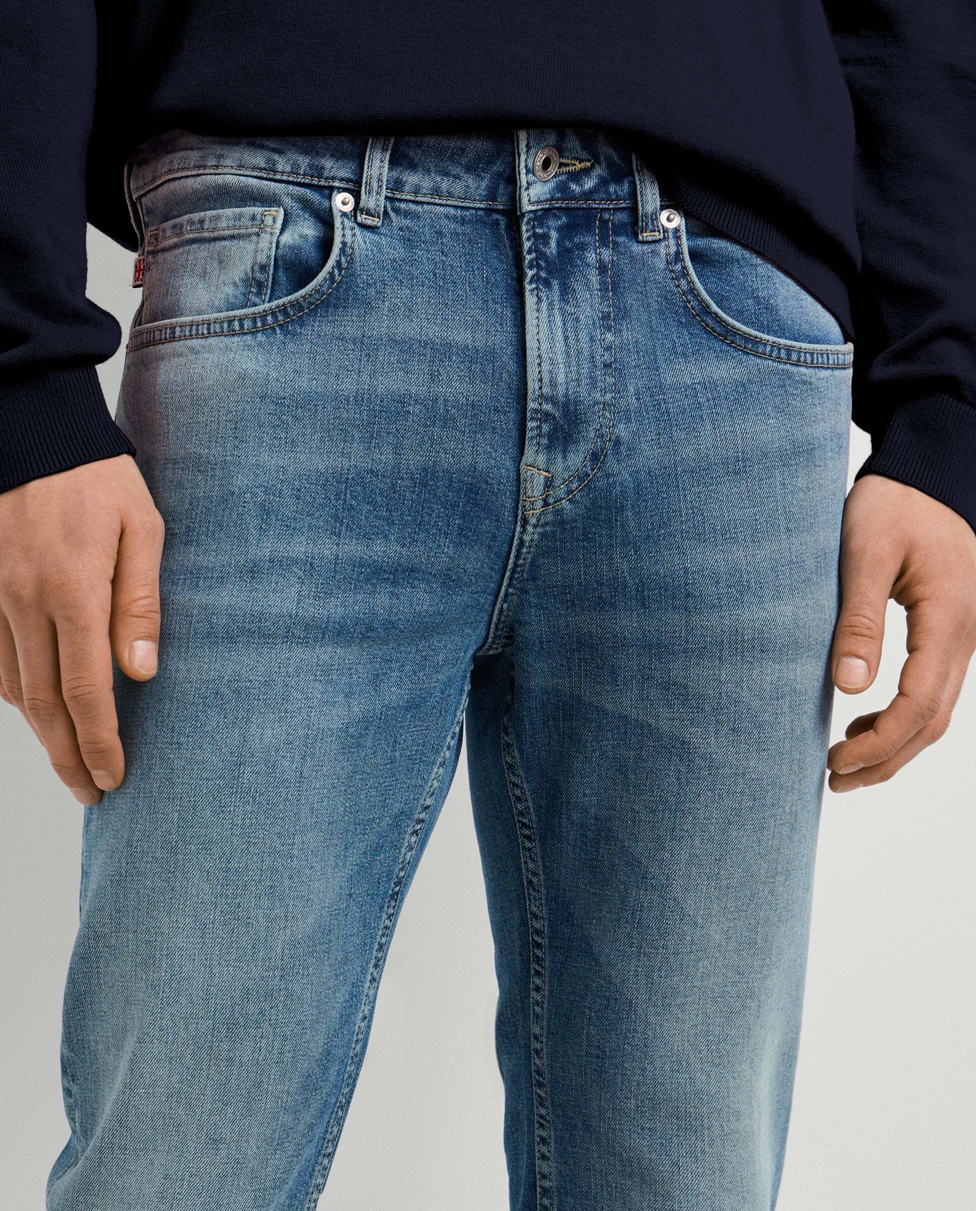 Imagen 5 de Vaquero de hombre fit recto tiro regular - Pepe Jeans - Azul claro Azul claro
