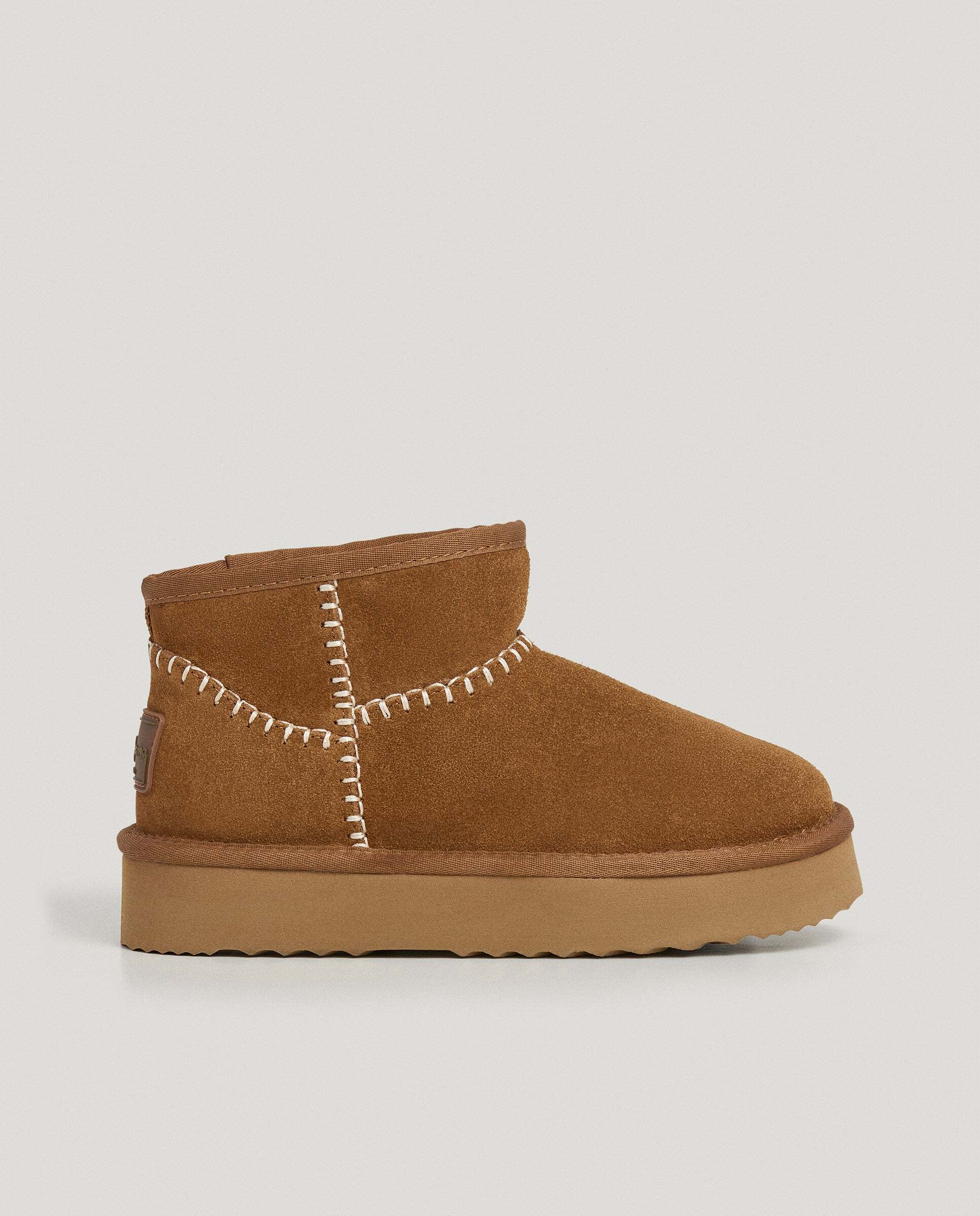 Botines con pelo de mujer de ante - Pepe Jeans - Marrón Marrón-3
