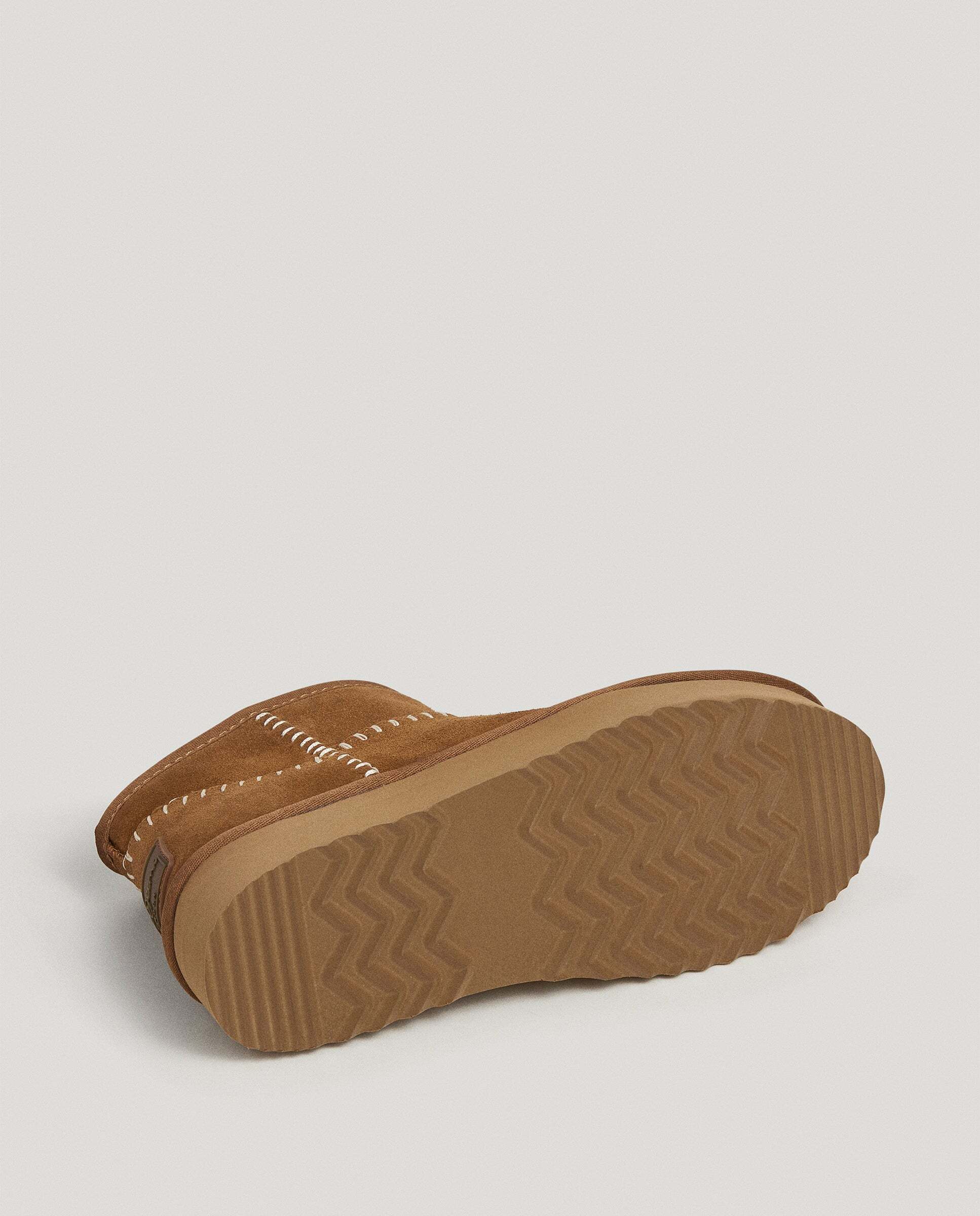 Botines con pelo de mujer de ante - Pepe Jeans - Marrón Marrón-7