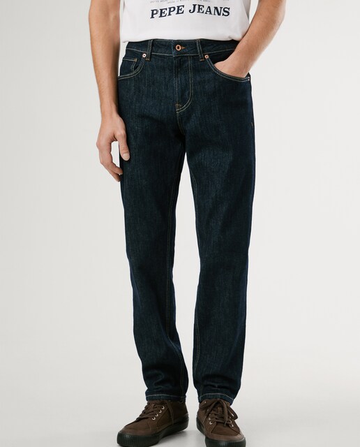 Imagen 0 de Vaquero de hombre Cash fit recto con cierre cremallera