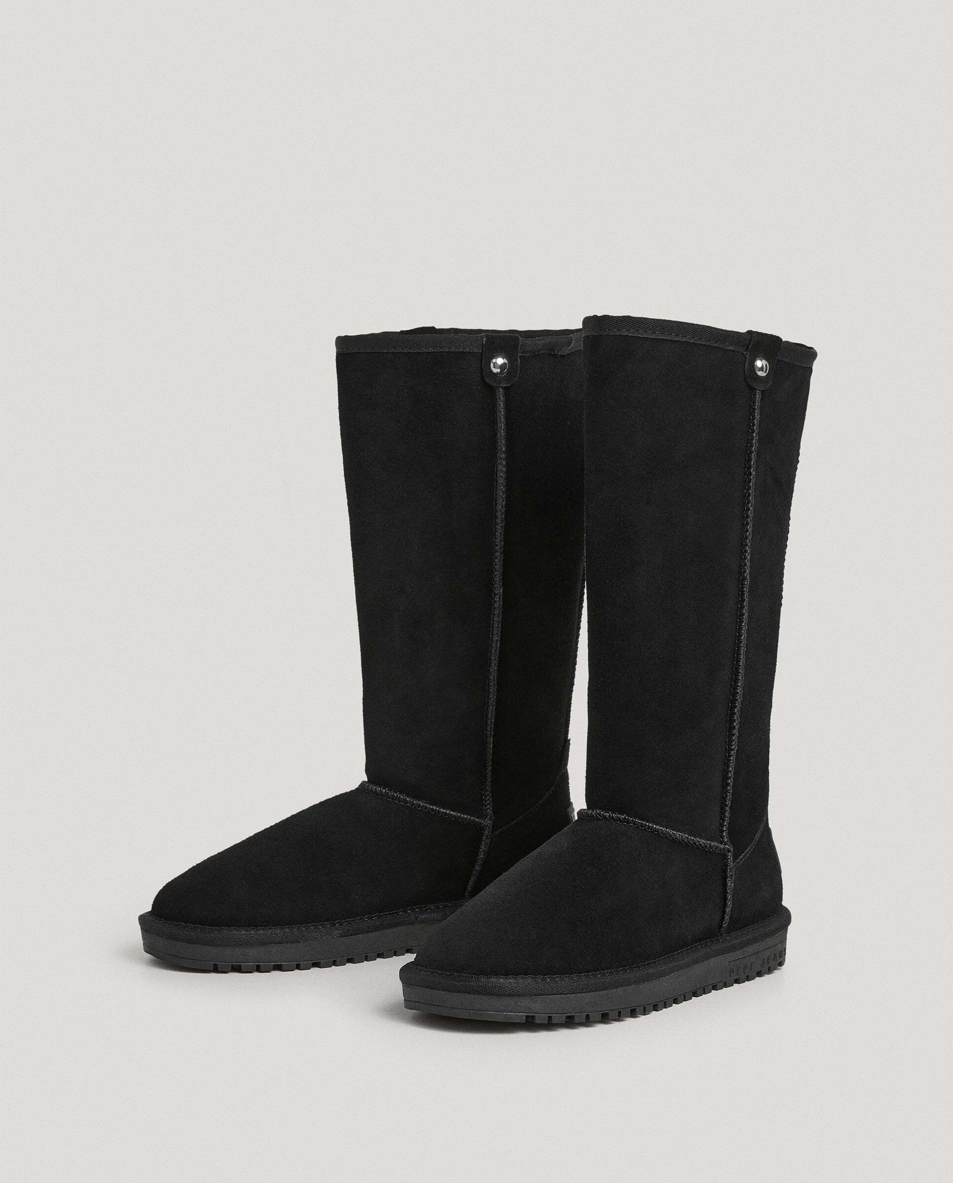 Bota con pelo de mujer de ante - Pepe Jeans - Negro Negro-2