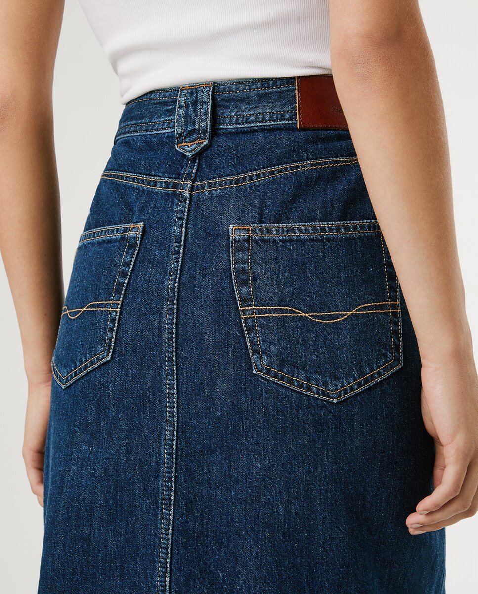 Denim Faldas Levis El Corte Ingles Falda Midi Combinar Falda