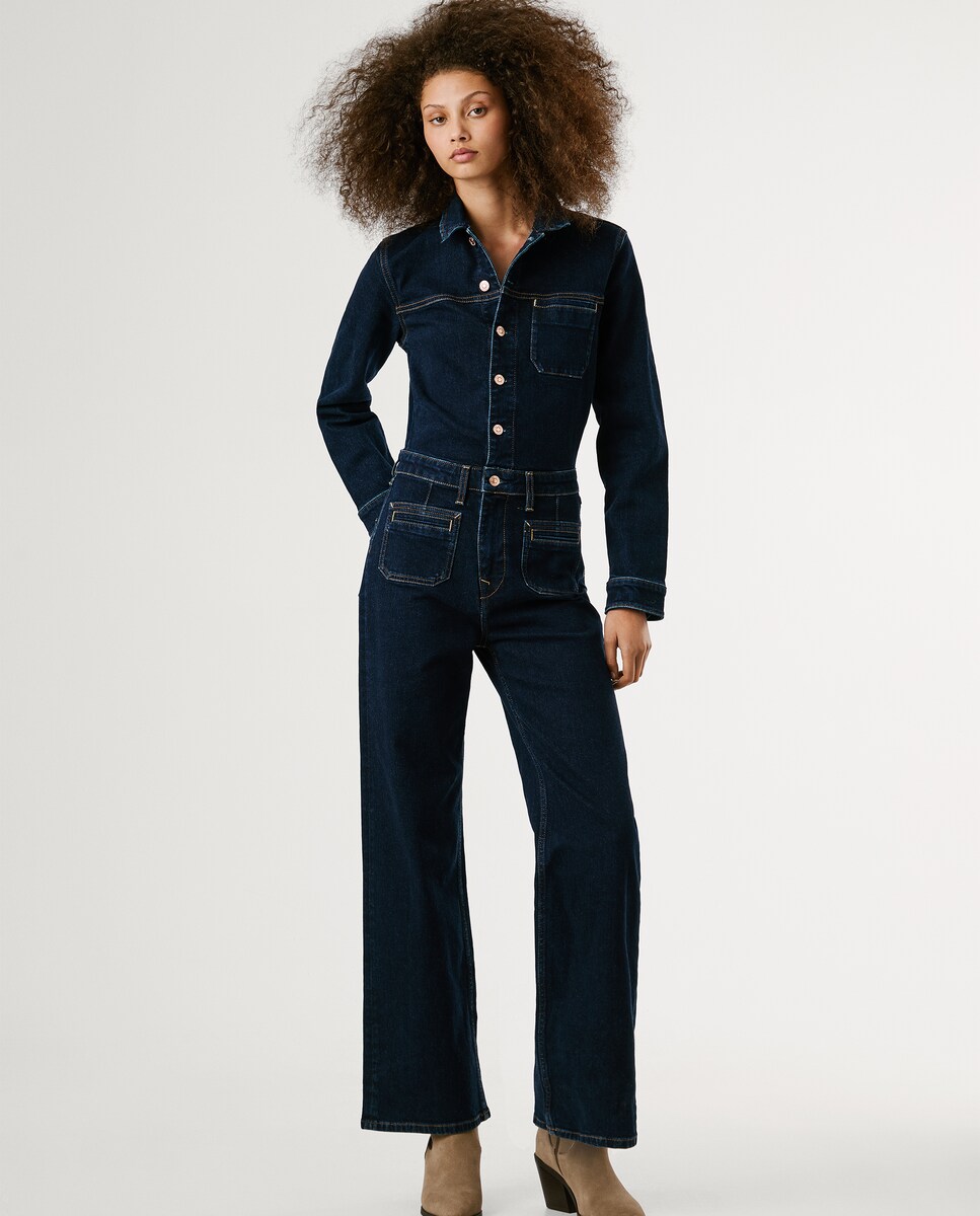 Mono largo vaquero de mujer fit regular · Pepe Jeans · El Corte Inglés