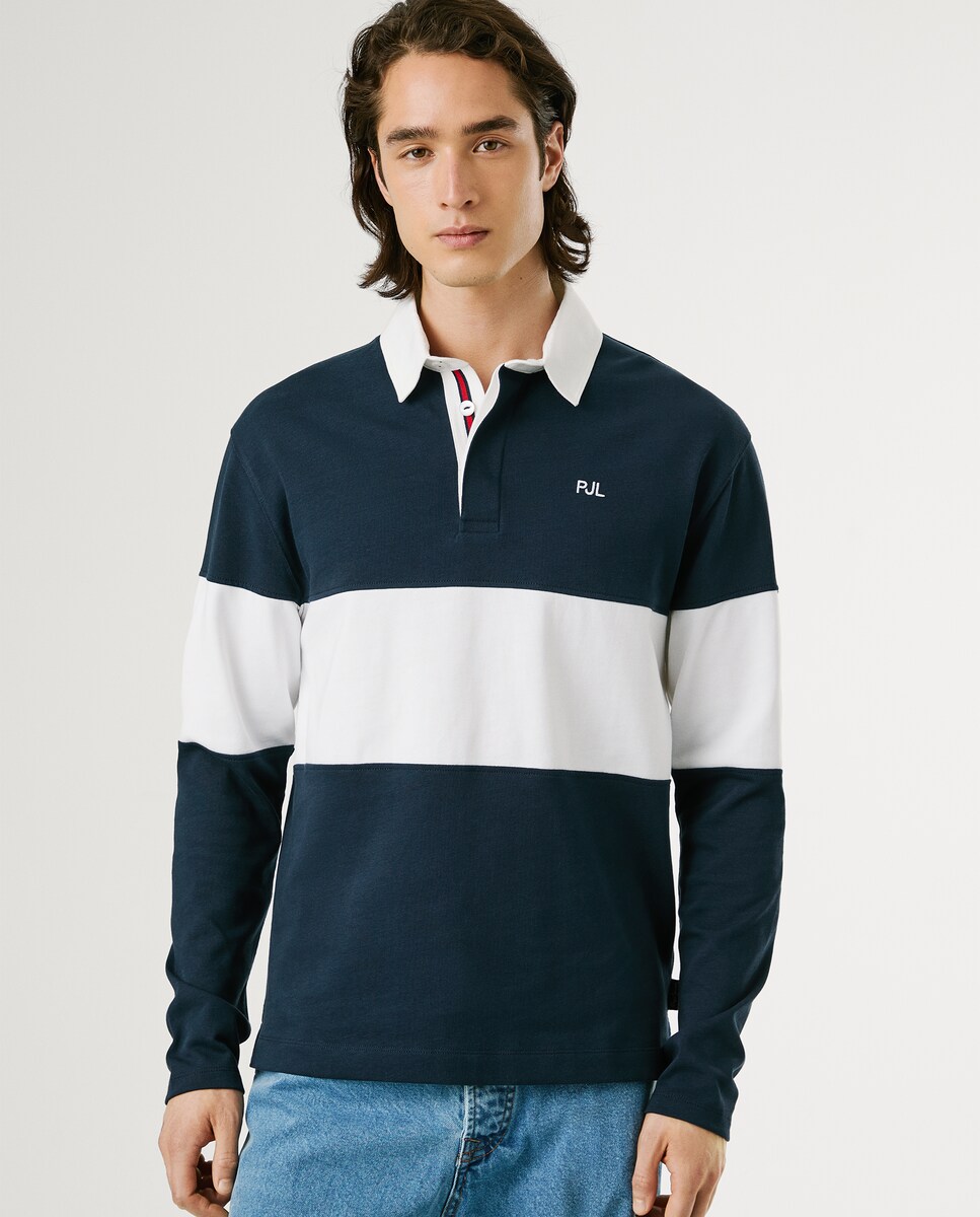 Polo rugby de hombre manga larga color block · Pepe Jeans · El