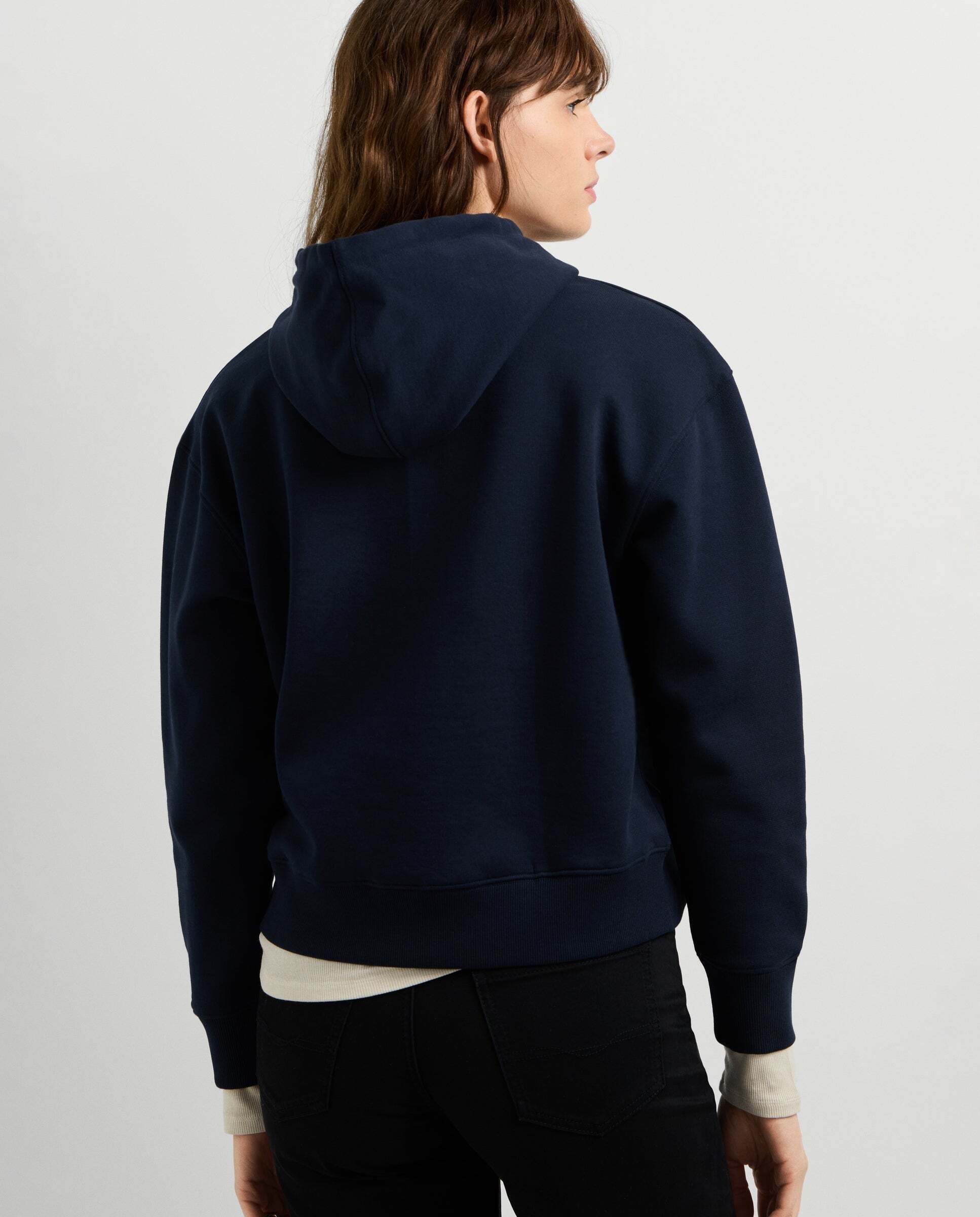 Sudadera con capucha de mujer con logo - Pepe Jeans - Azul Azul-5