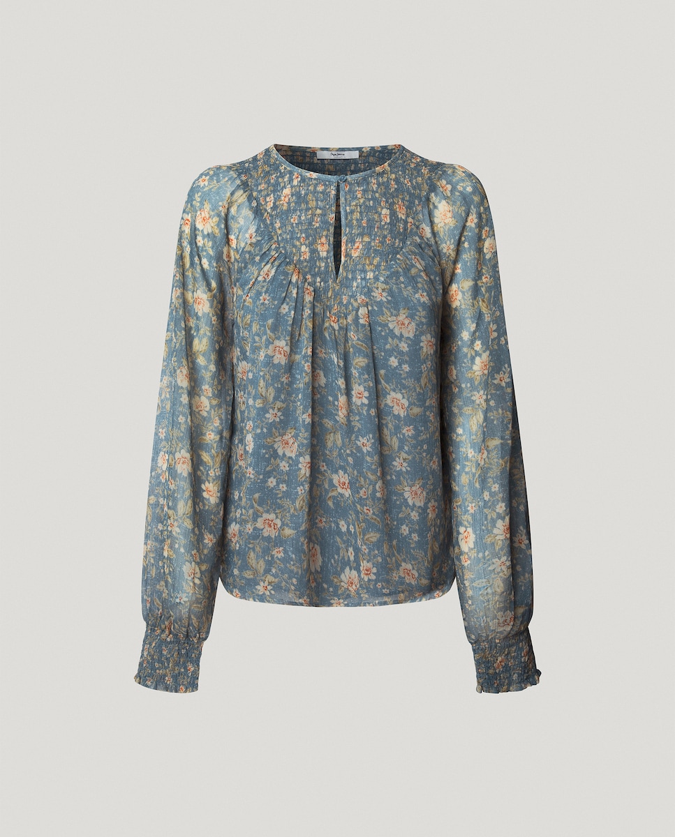 Blusa de mujer en chifón con estampado floral · Pepe Jeans · El