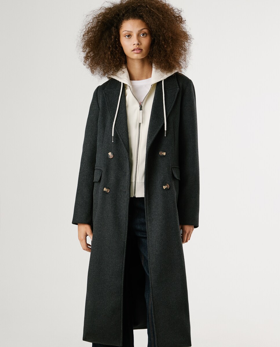 Abrigo de paño de mujer con cierre cruzado · Pepe Jeans · El Corte