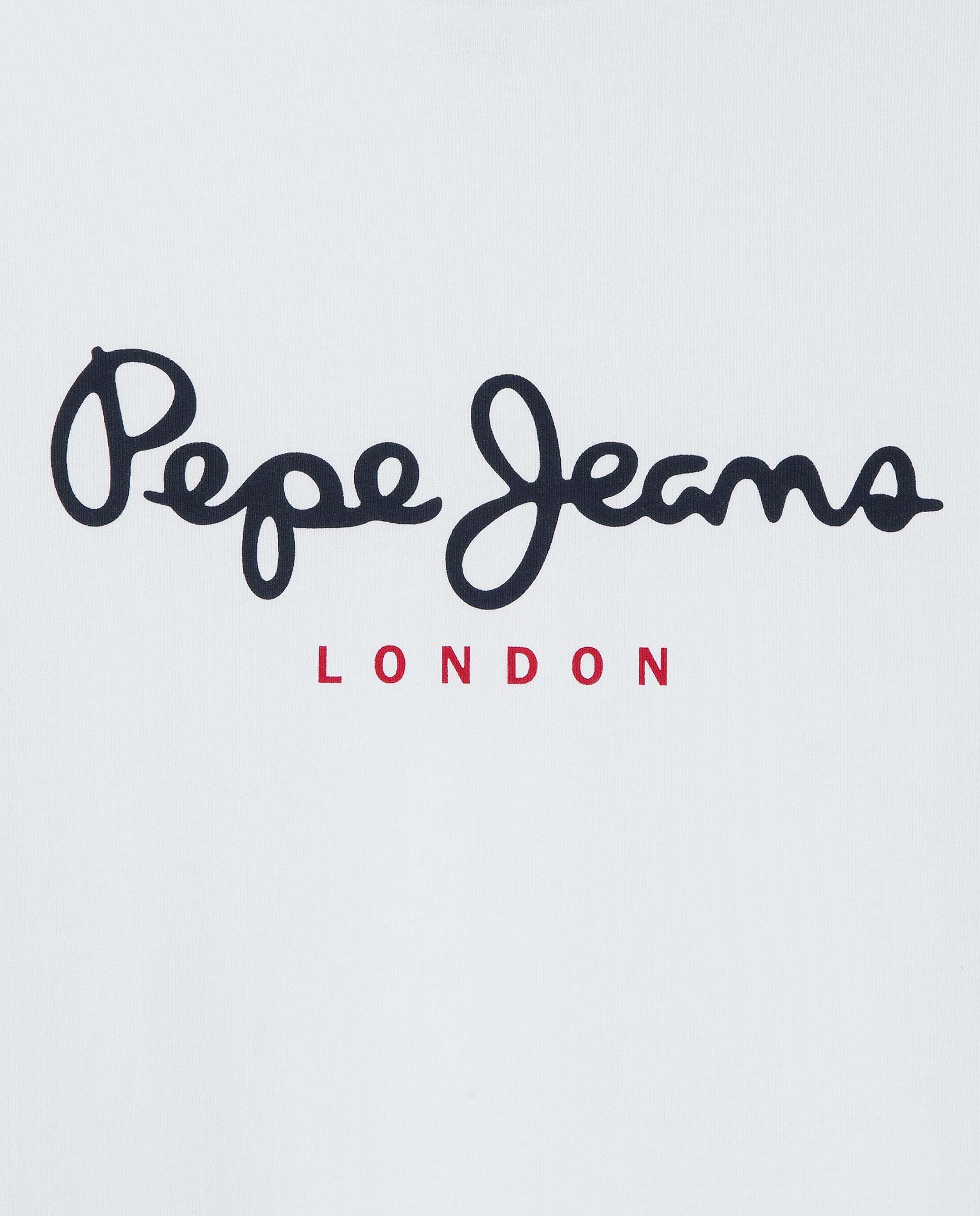 Camiseta de niño de manga larga New Herman - Pepe Jeans - Blanco Blanco-2