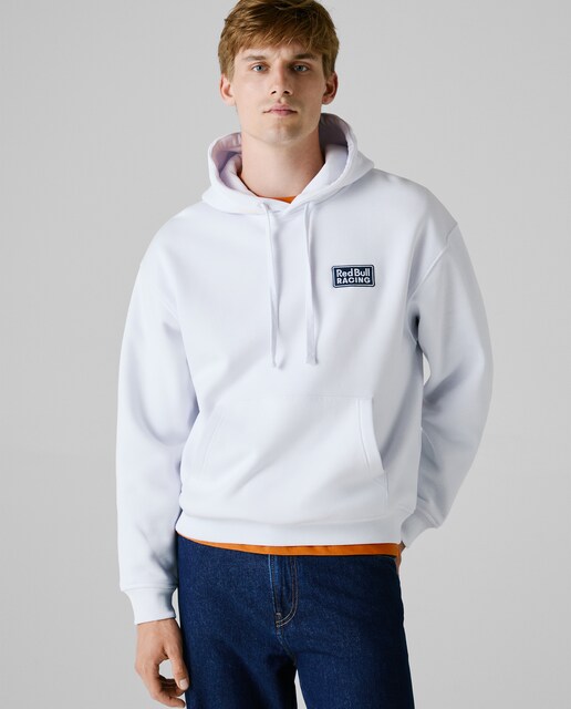 Imagen 0 de Sudadera de hombre con capucha ajustable y espalda estampada