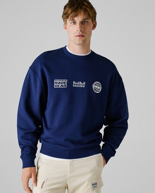 Imagen 0 de Sudadera de hombre cuello redondo con espalda estampada