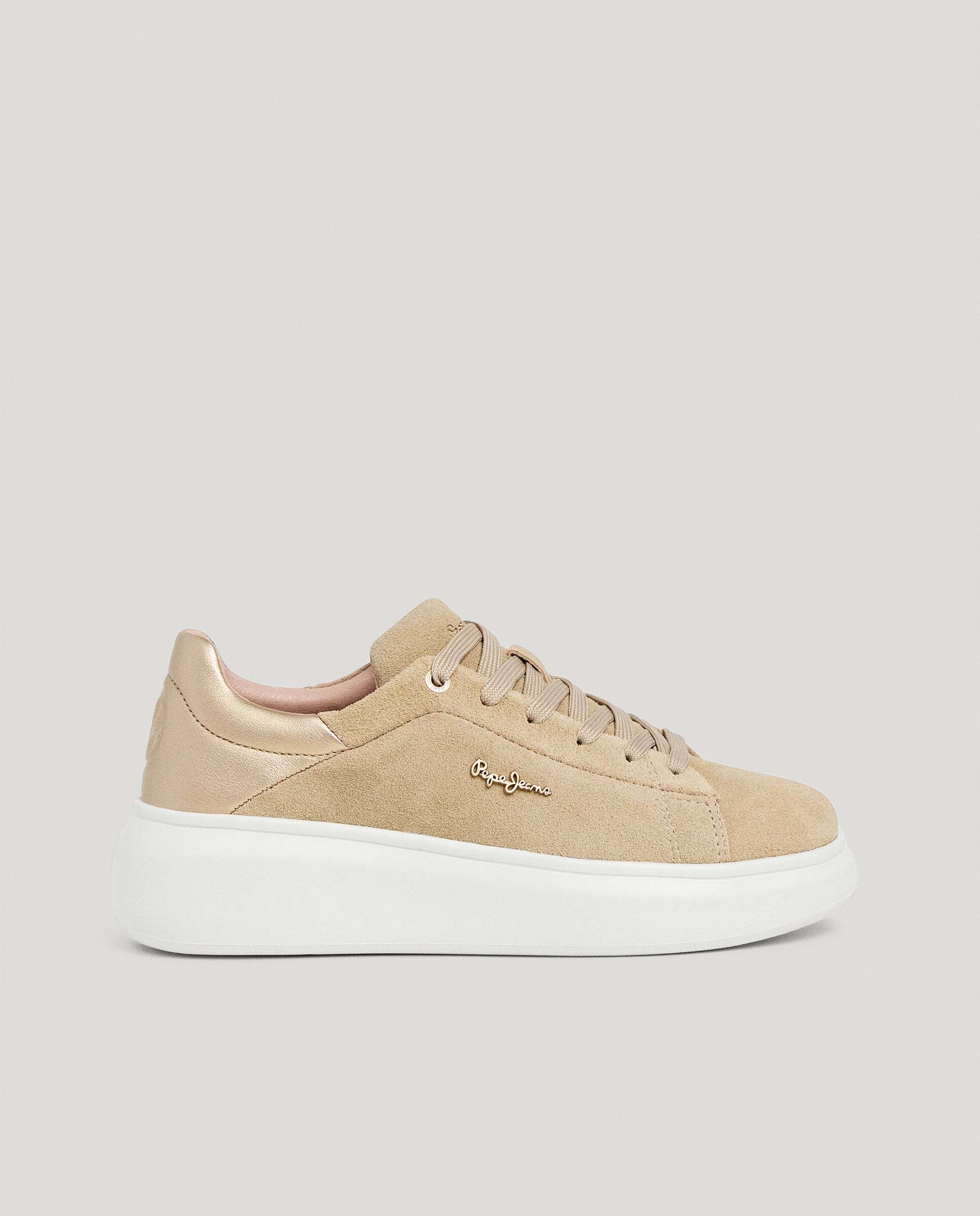 Pepe Jeans - Zapatillas de mujer ante suela cupsole.