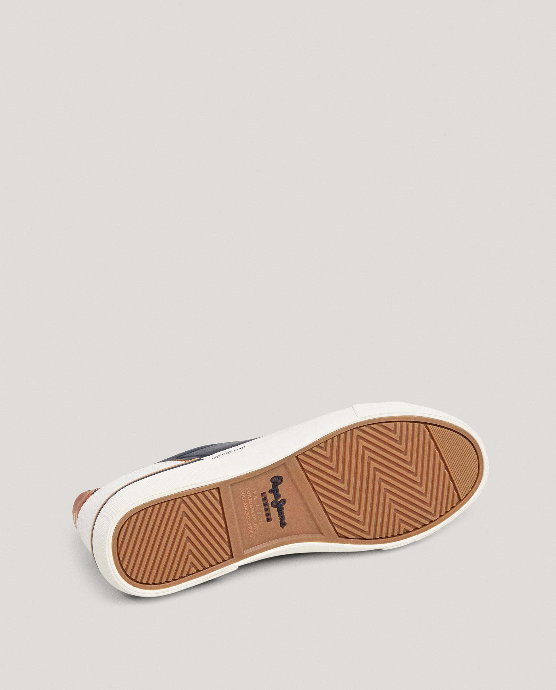 Kenton - Pepe Jeans - zapatillas clásicas con detalles en ante - Navy Navy-6