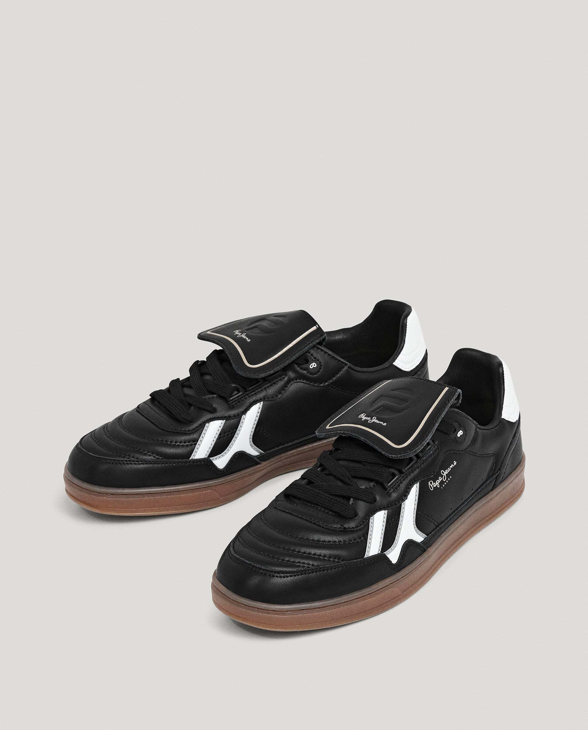 Ball - zapatillas piel suela cupsole Negro Pepe Jeans Negro-2