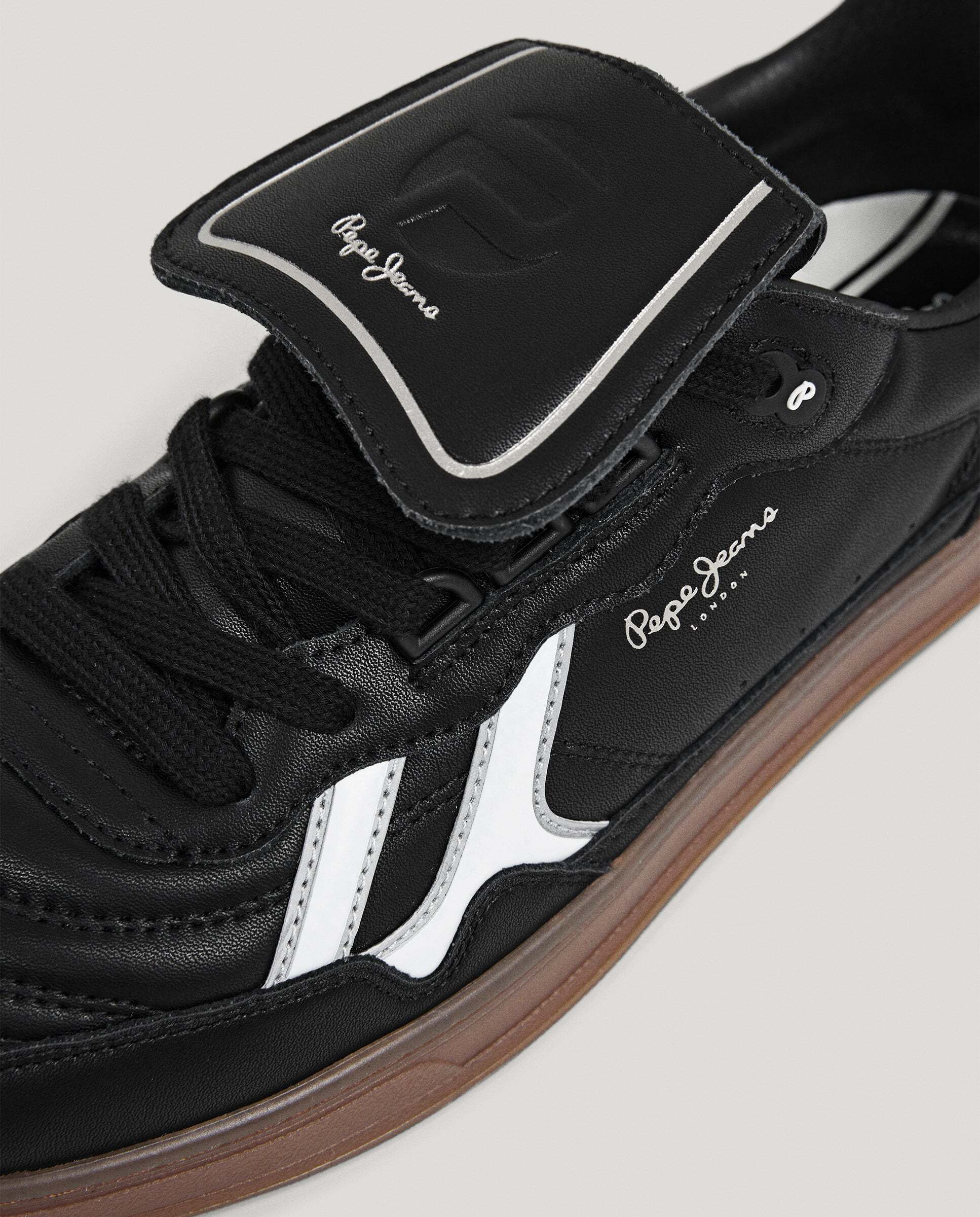 Ball - zapatillas piel suela cupsole Negro Pepe Jeans Negro-5