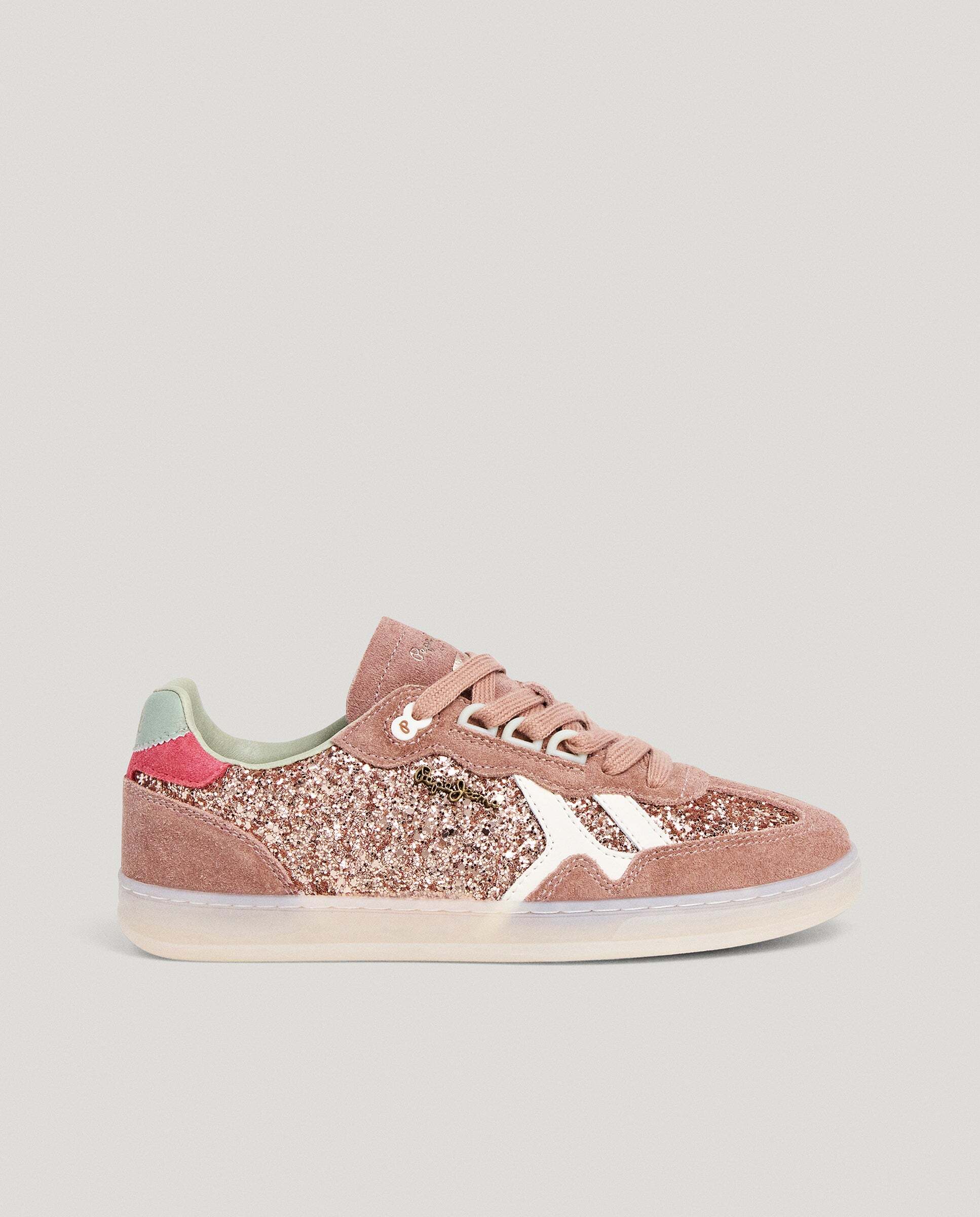 Pepe Jeans - Zapatillas de mujer detalles glitter.