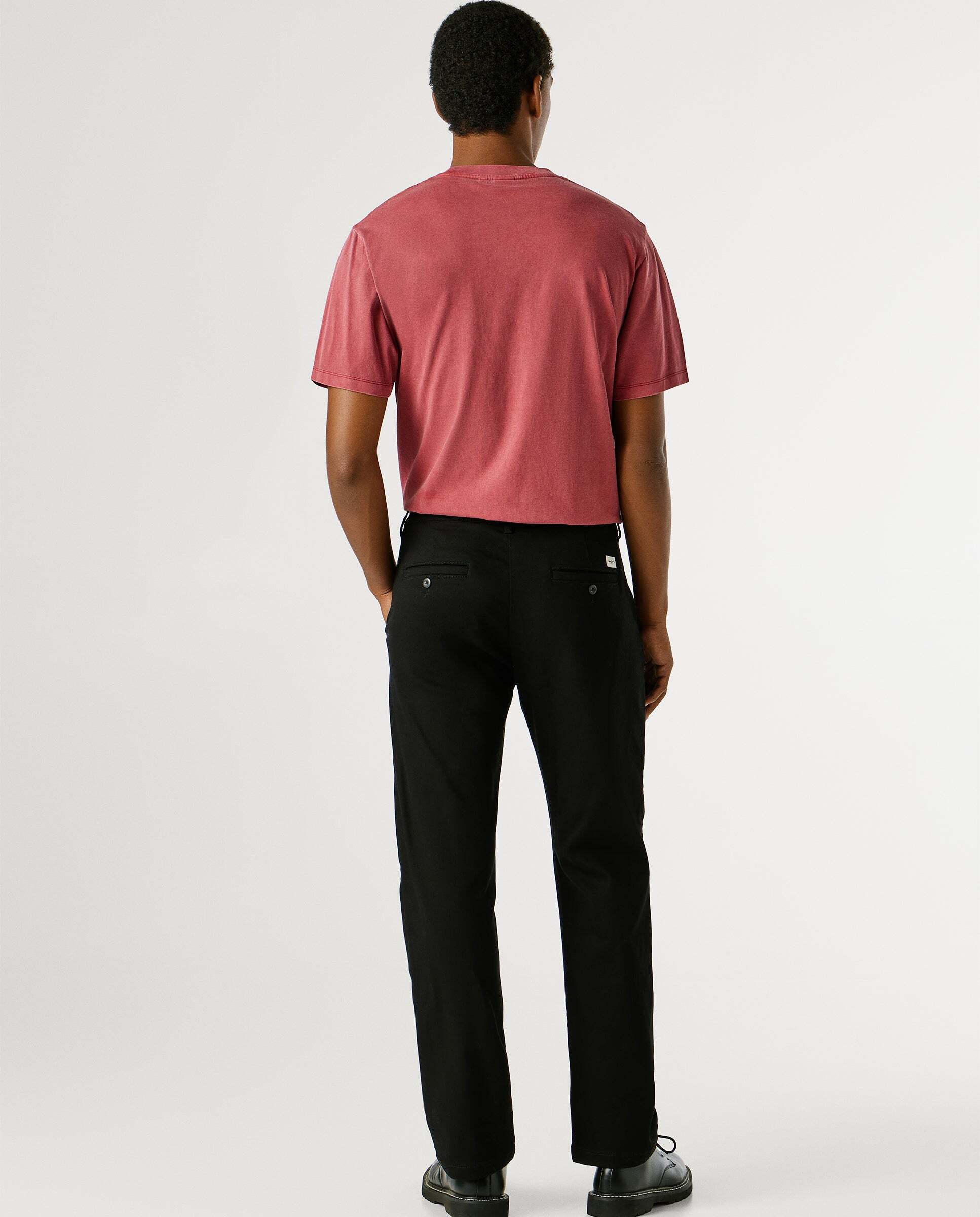 Pantalón chino de hombre fit slim - Pepe Jeans - Negro Negro-3