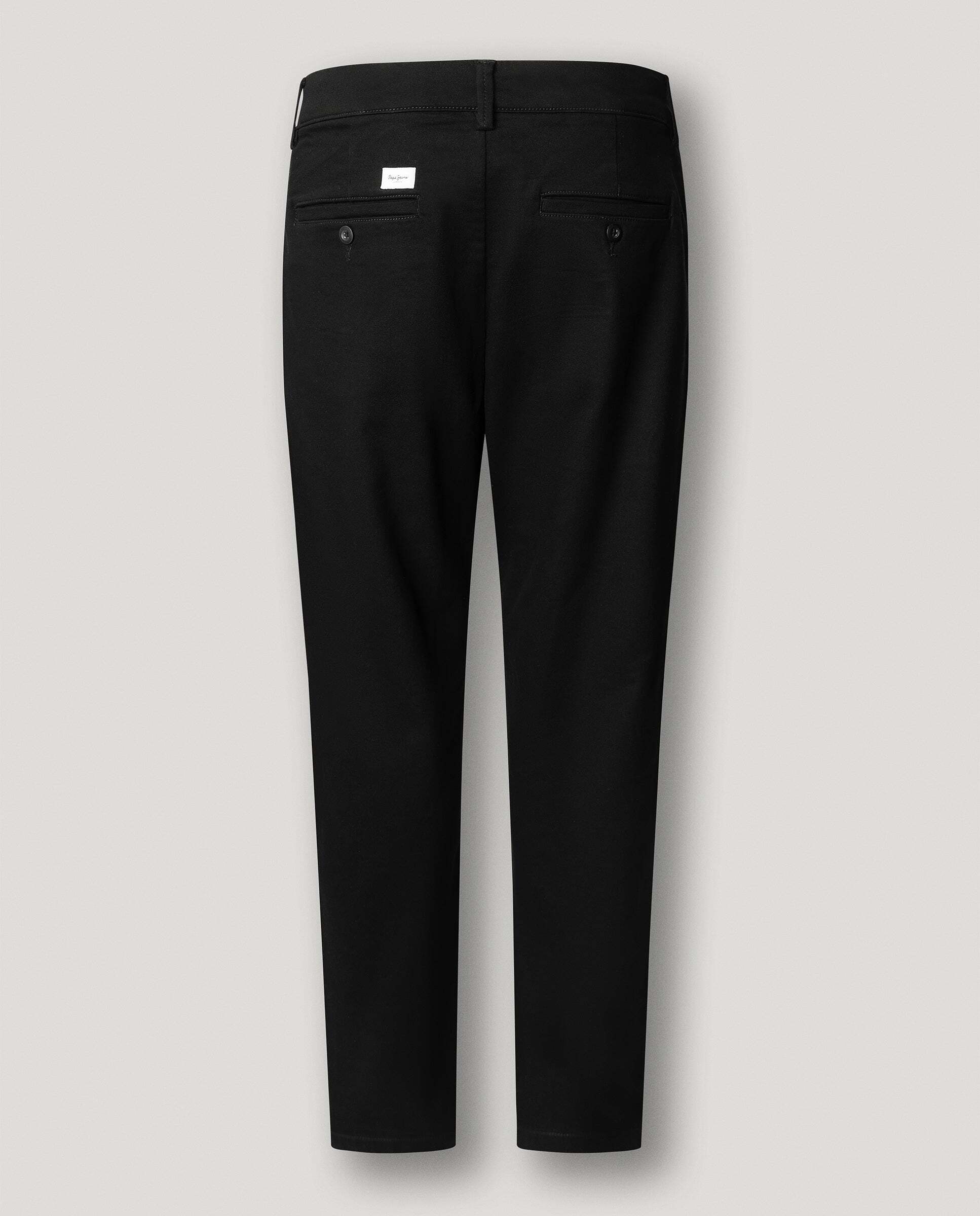 Pantalón chino de hombre fit slim - Pepe Jeans - Negro Negro-8
