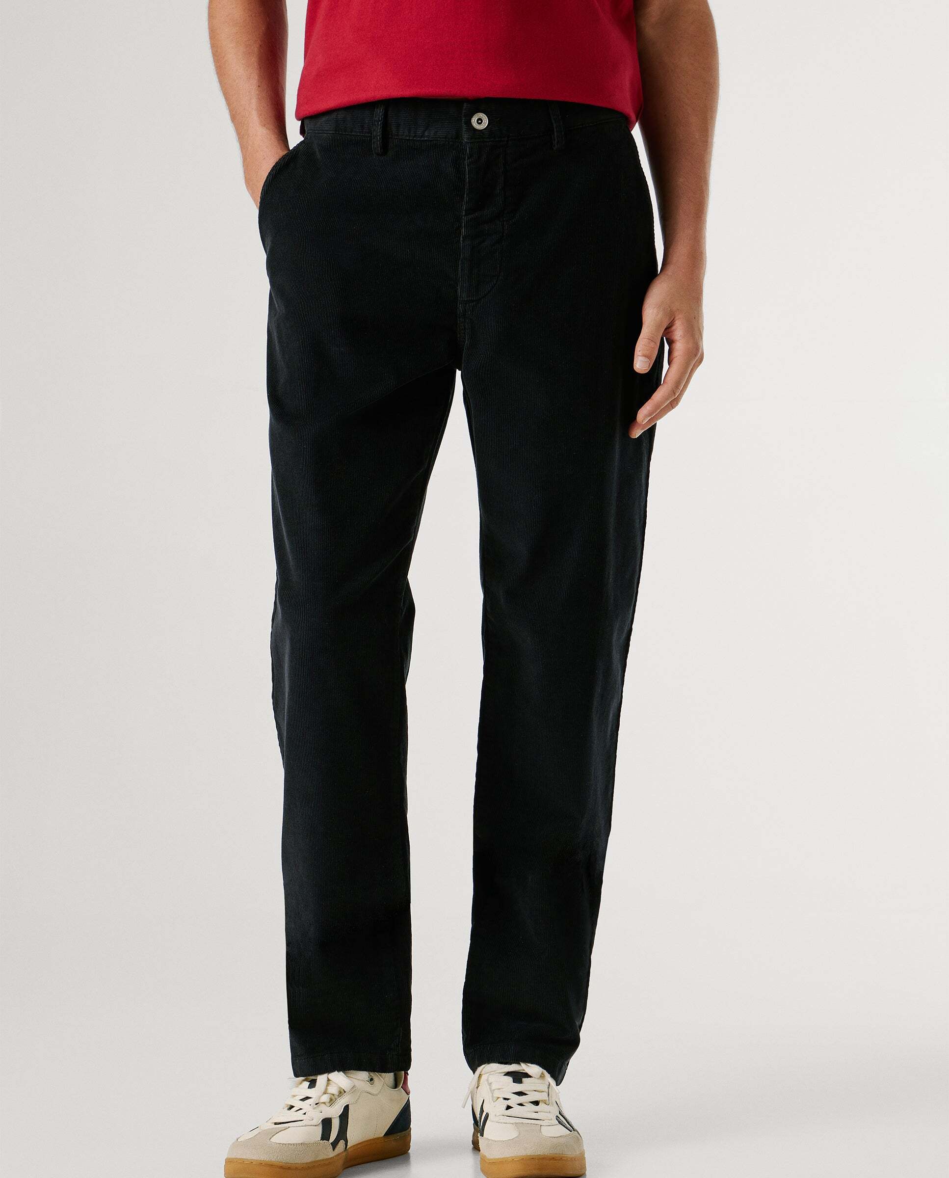 Pantalón chino de hombre fit regular - Pepe Jeans - Negro Negro-2