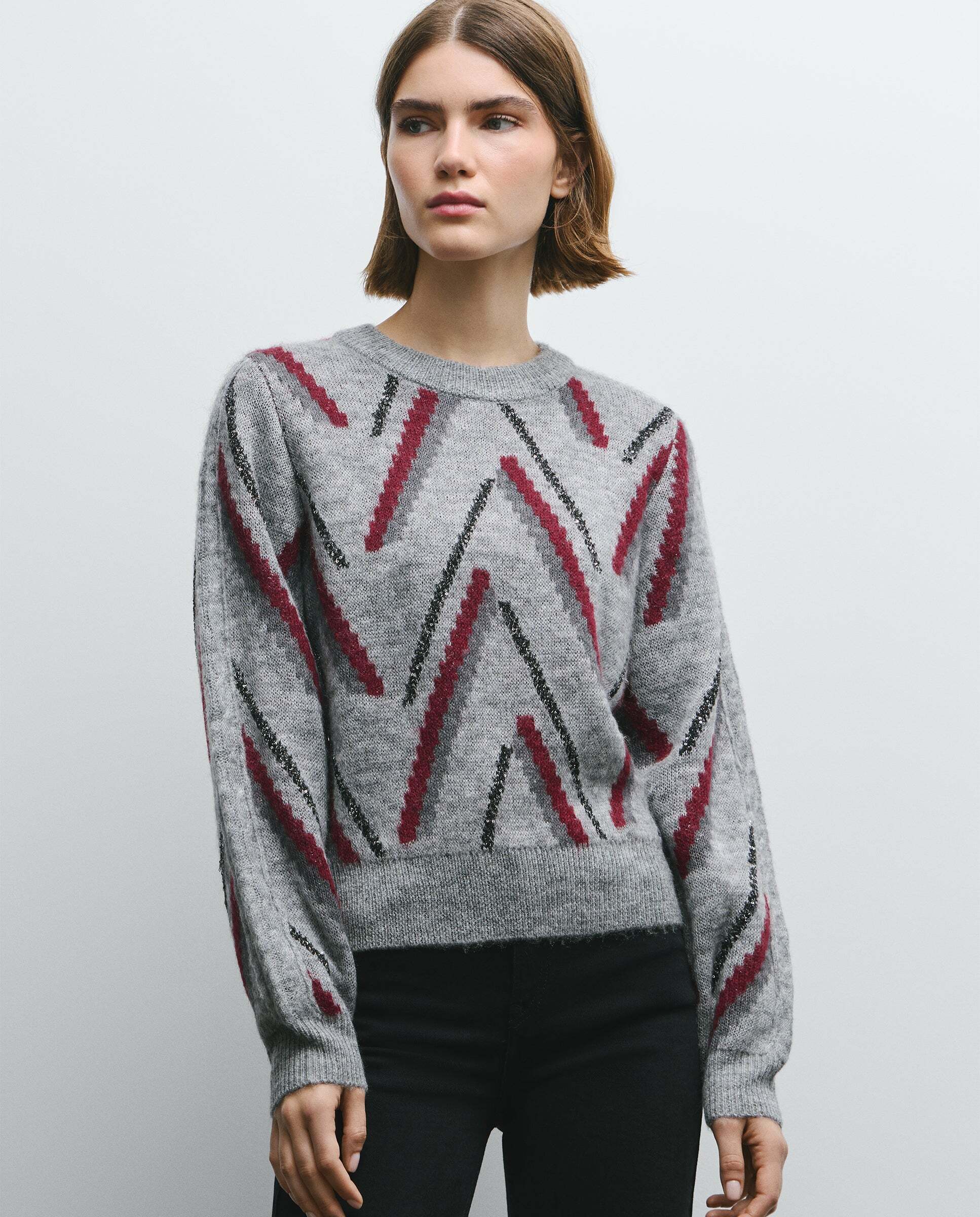 Pepe Jeans - W11 - jersey punto de mujer con cuello redondo.