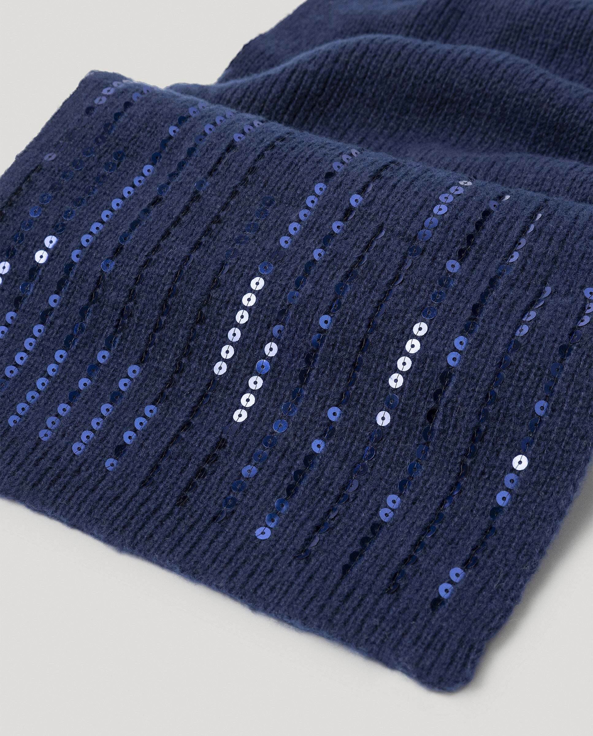 Conjunto de bufanda, gorros y guantes lentejuelas - Pepe Jeans - Azul Azul-5