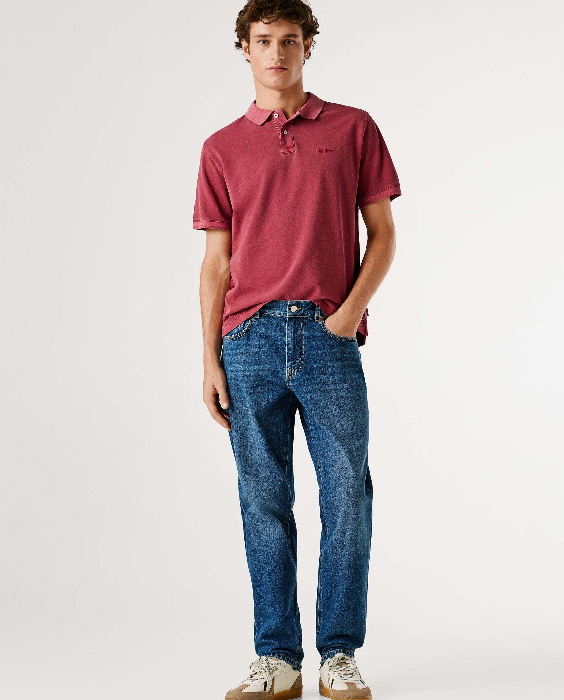 Pepe Jeans - Vaquero de hombre fit taper y tiro caído.