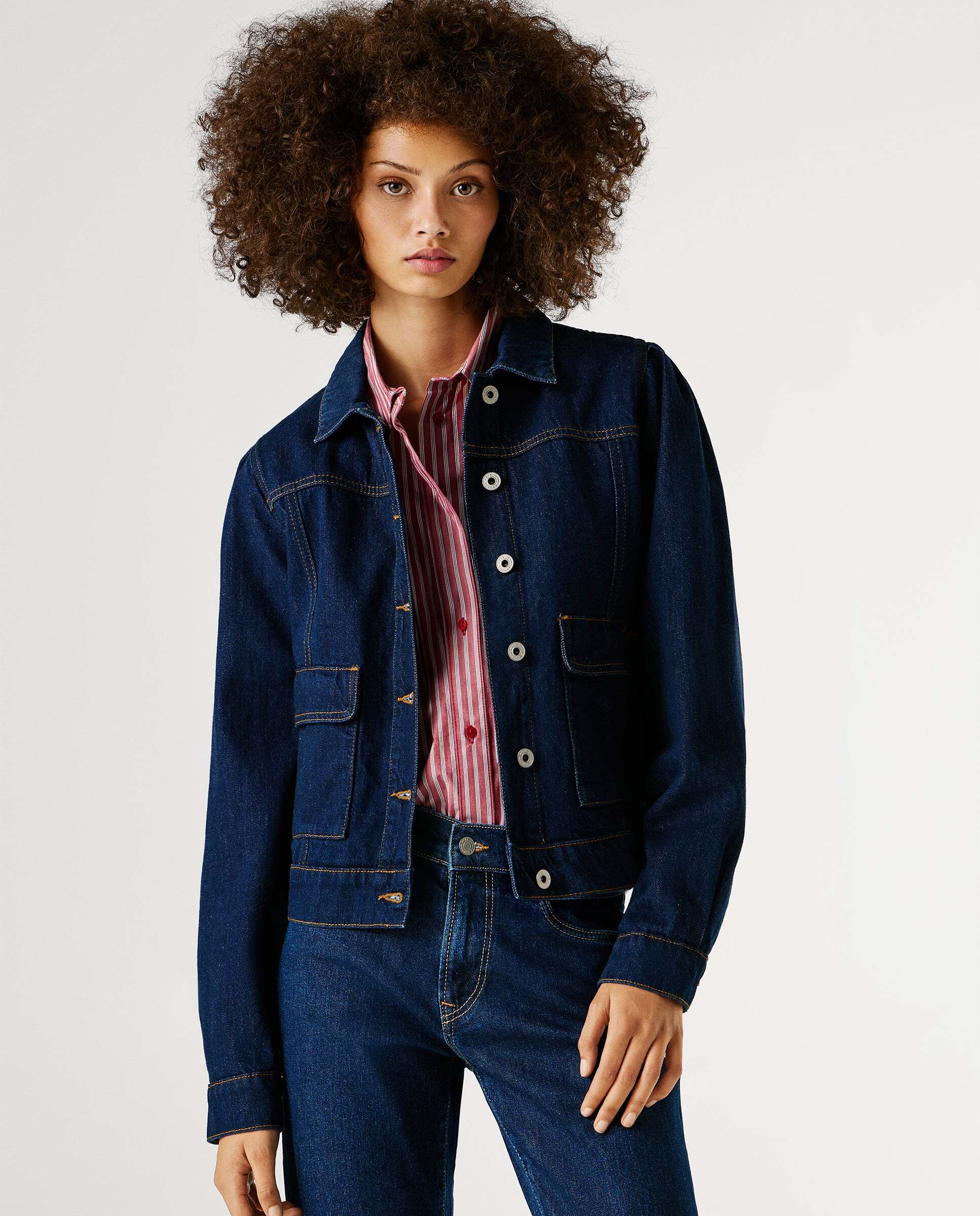 Pepe Jeans - Cazadora vaquera de mujer fit regular.