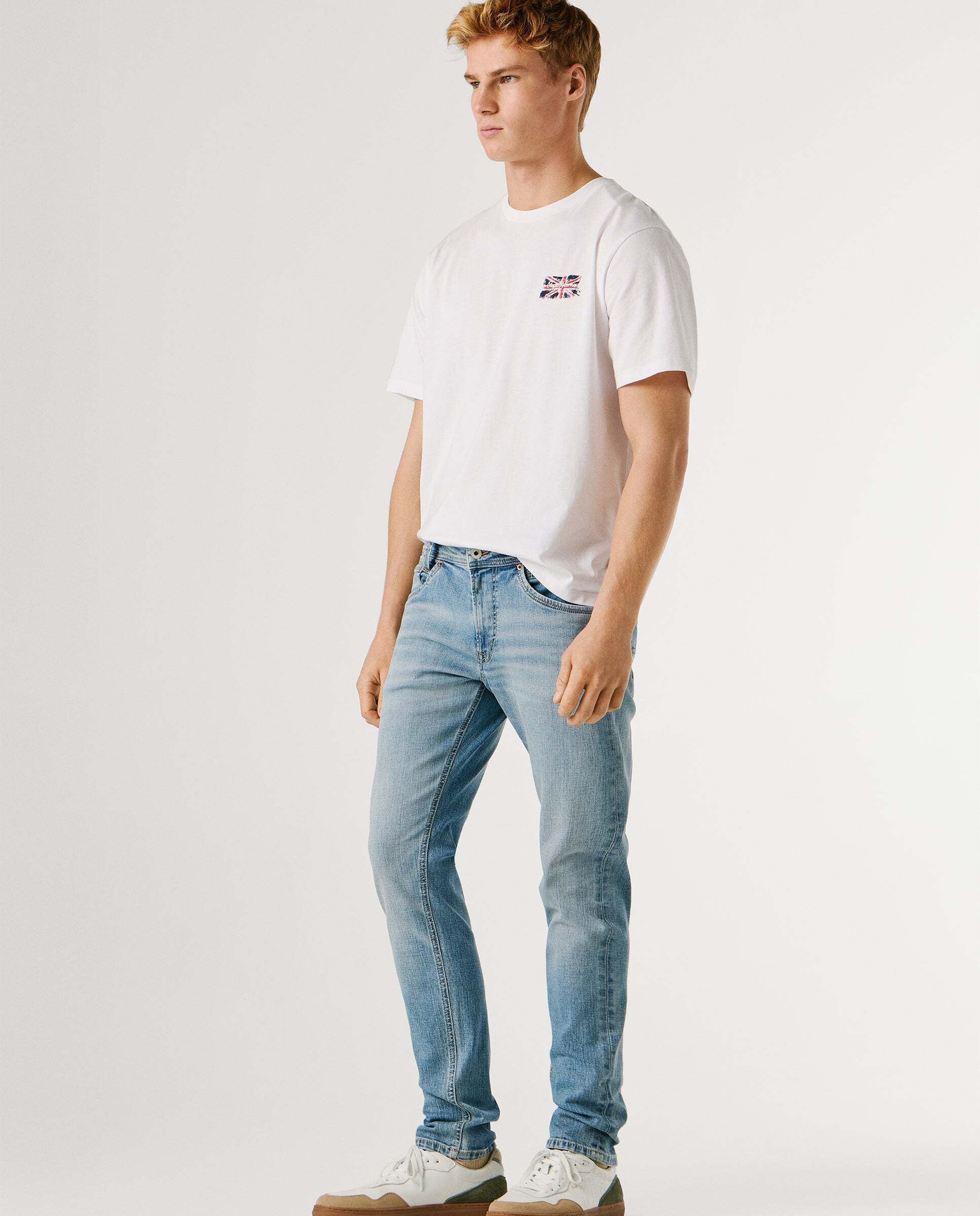Spike - Pepe Jeans - jeans fit taper y tiro regular - Azul Azul-7