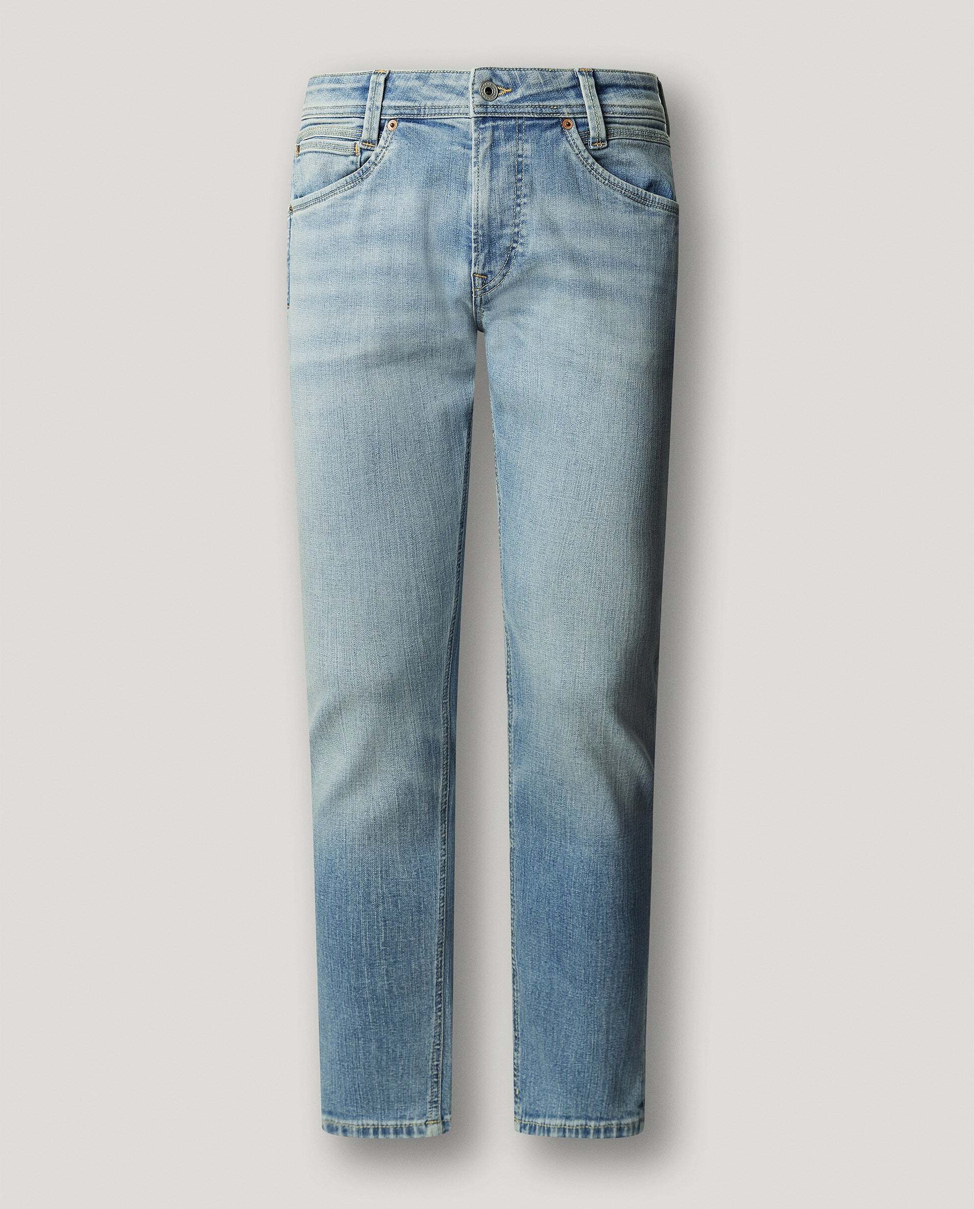 Spike - Pepe Jeans - jeans fit taper y tiro regular - Azul Azul-10
