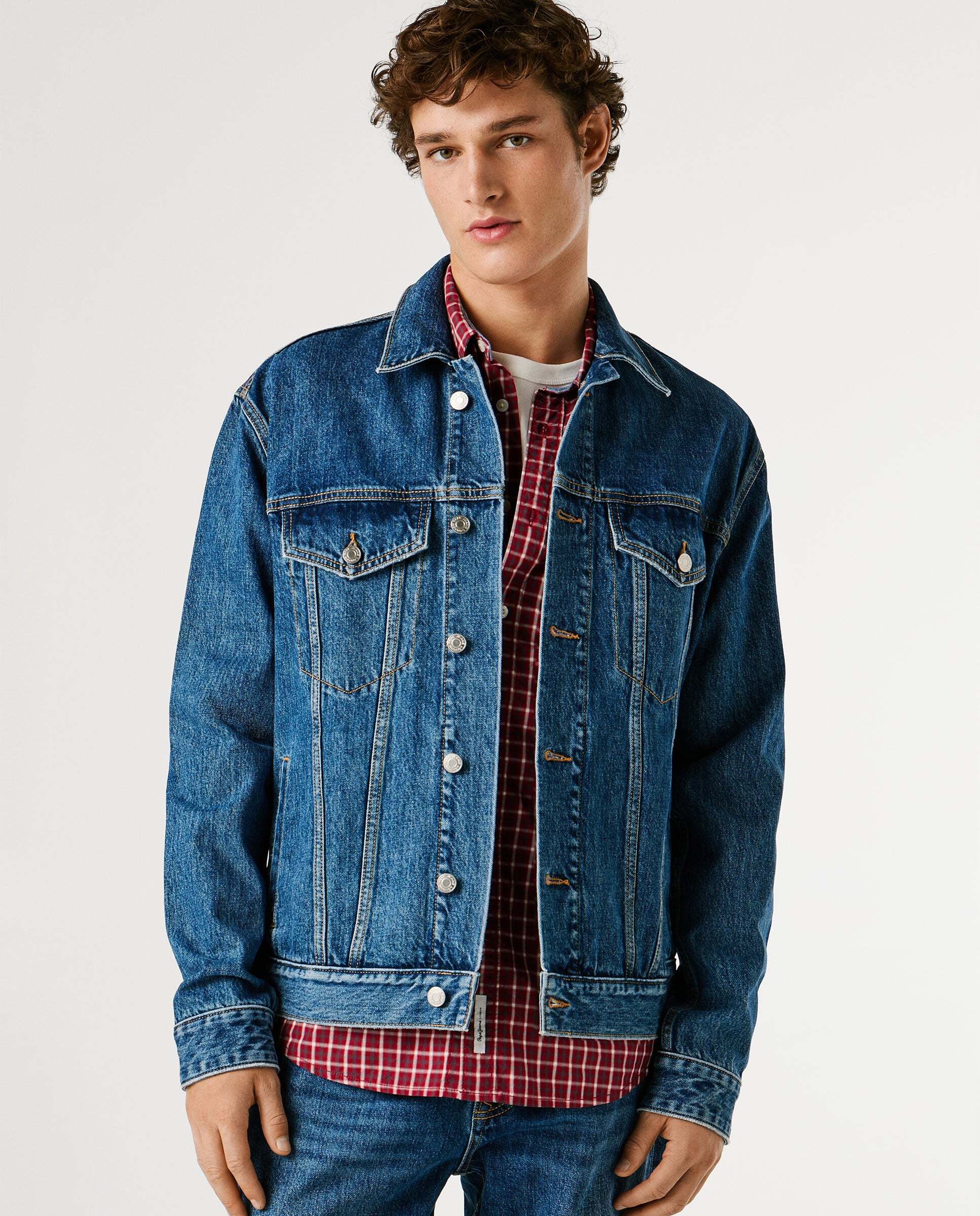 Pepe Jeans - Cazadora vaquera de hombre fit regular.