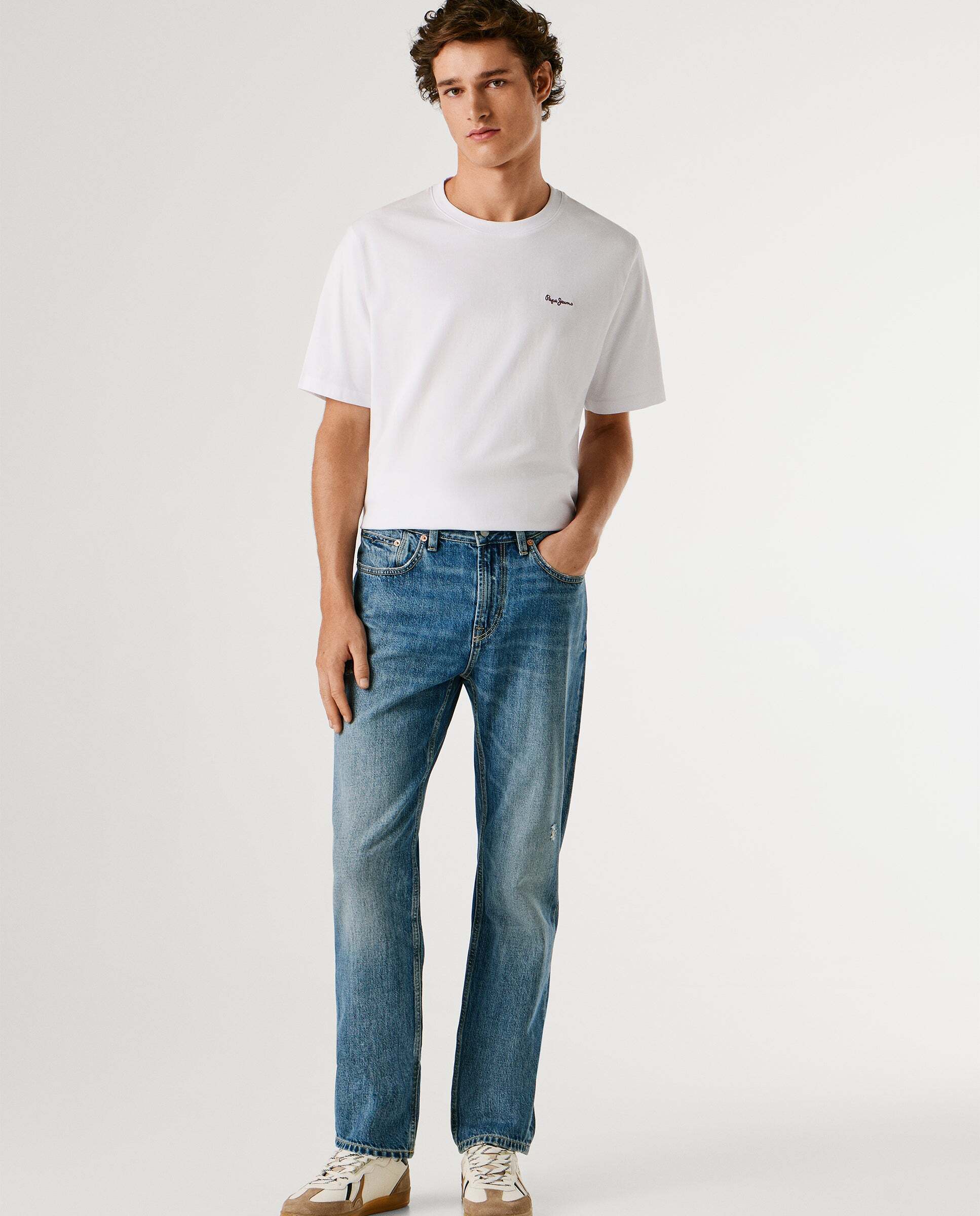 Imagen 0 de Byron - jeans fit recto y tiro regular Azul