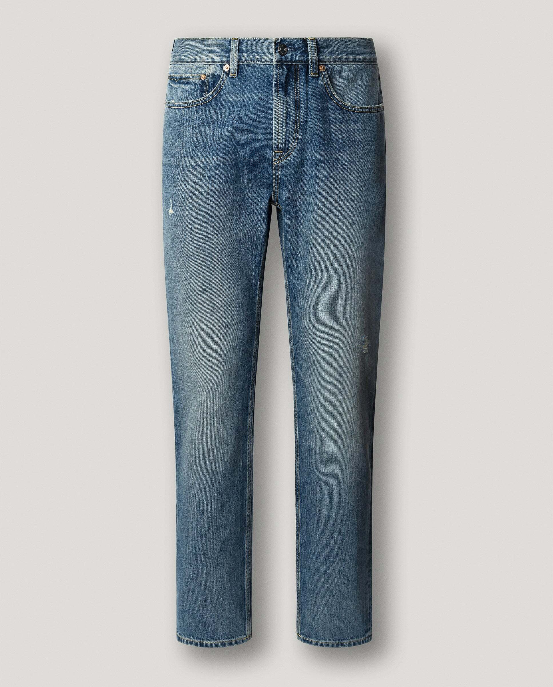 Imagen 9 de Byron - jeans fit recto y tiro regular - Azul Azul