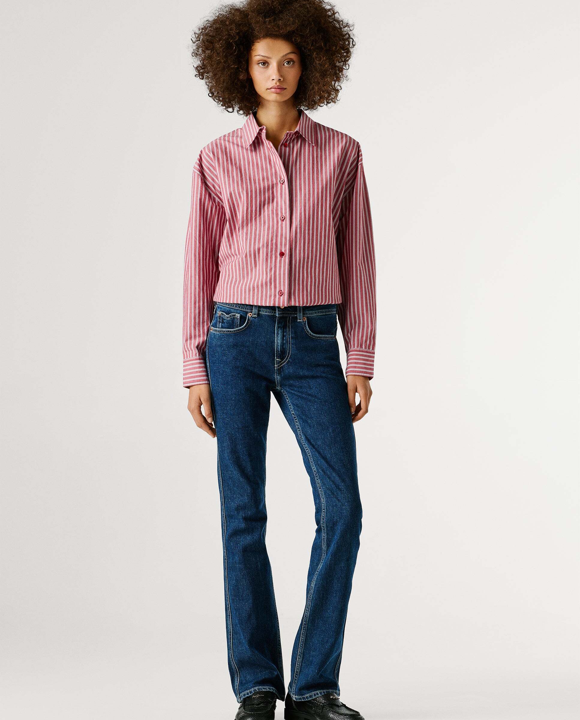 Pepe Jeans - Vaquero de mujer fit bootcut y tiro medio.