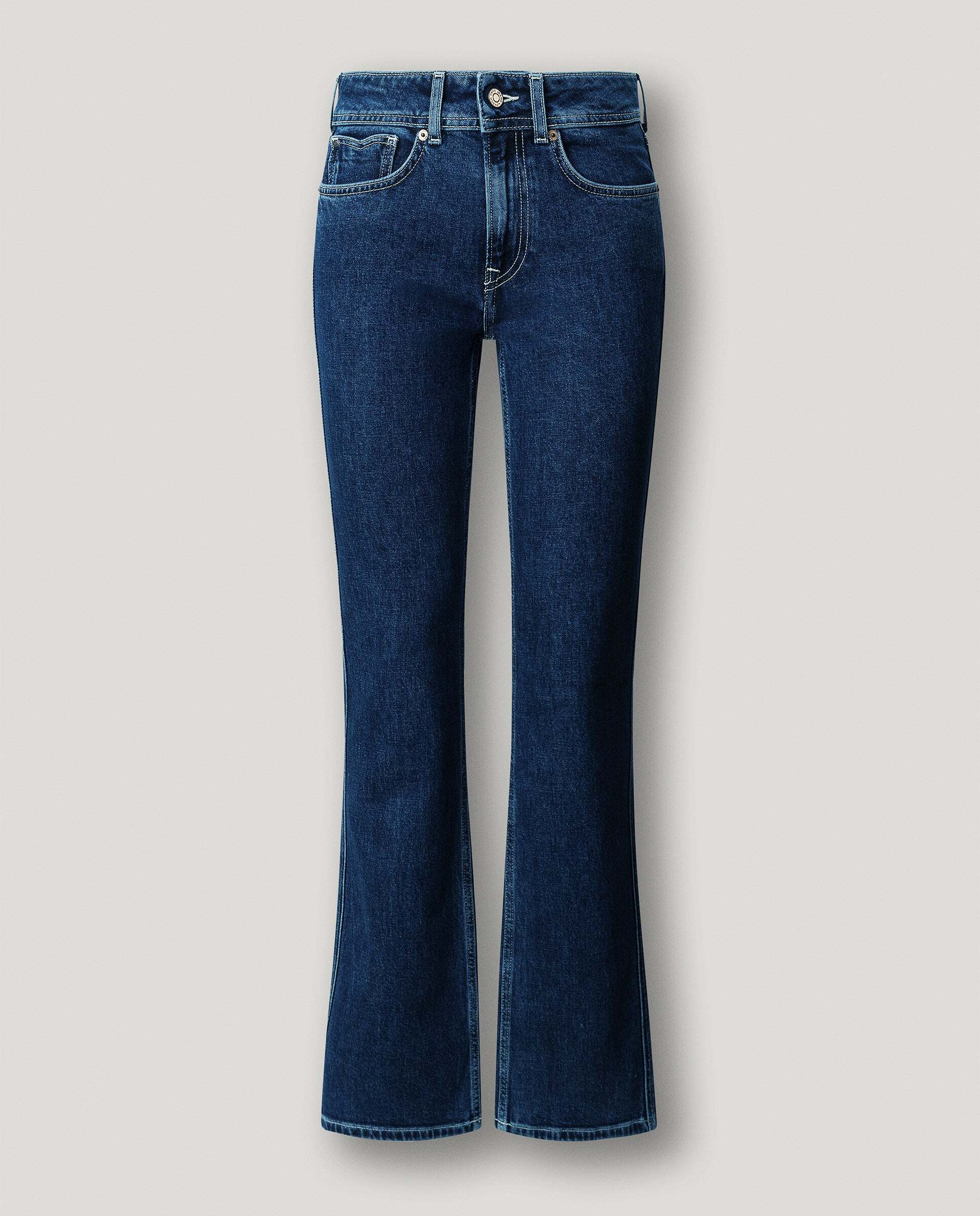 Vaquero de mujer fit bootcut y tiro medio - Pepe Jeans - Azul Azul-9
