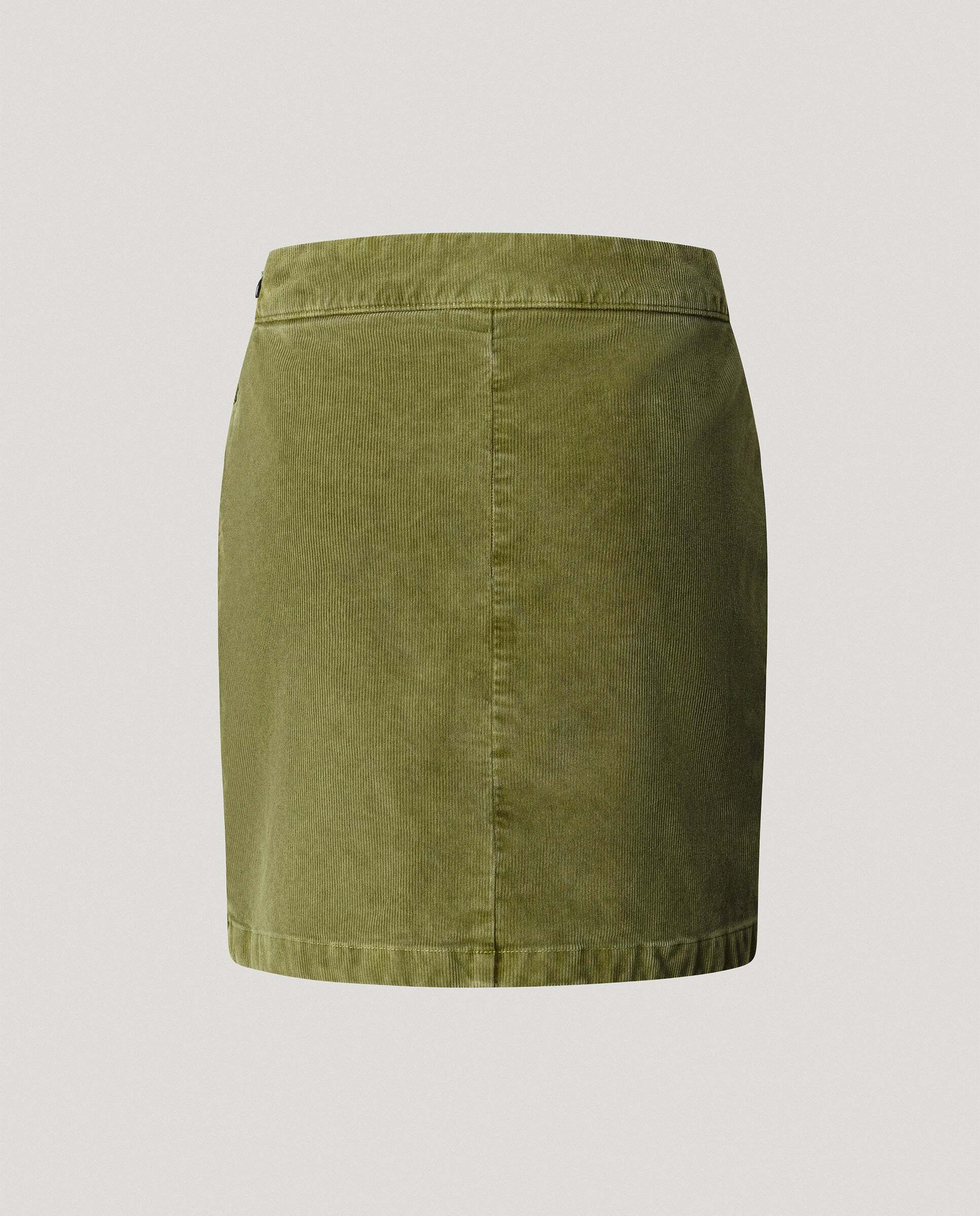 Falda de mujer corta de pana - Pepe Jeans - Verde Verde-8