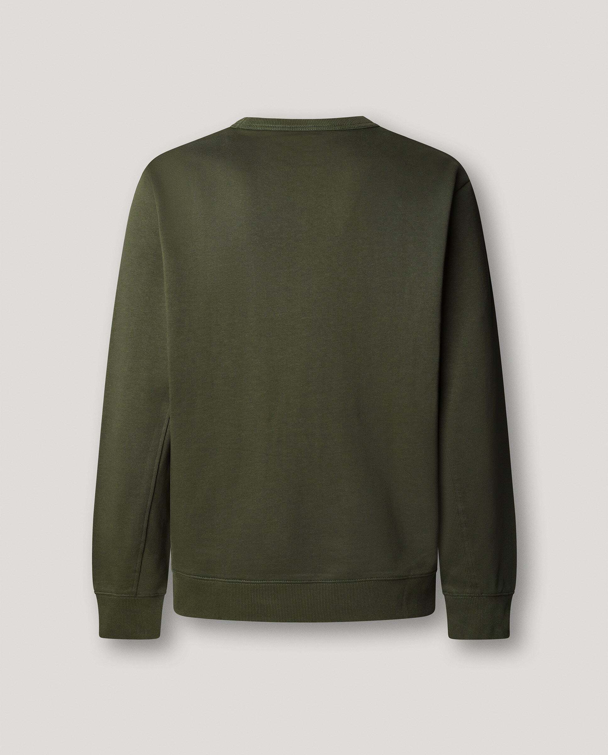 Sudadera de hombre con cuello redondo con logo - Pepe Jeans - Verde Verde-8