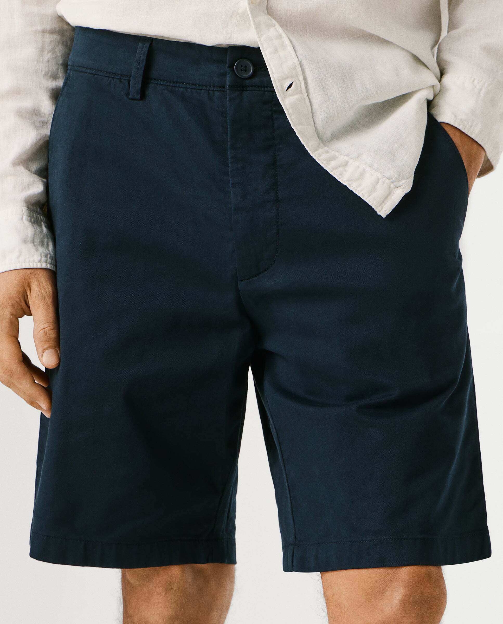 Bermuda chino de hombre fit regular - Pepe Jeans - Azul Azul-4