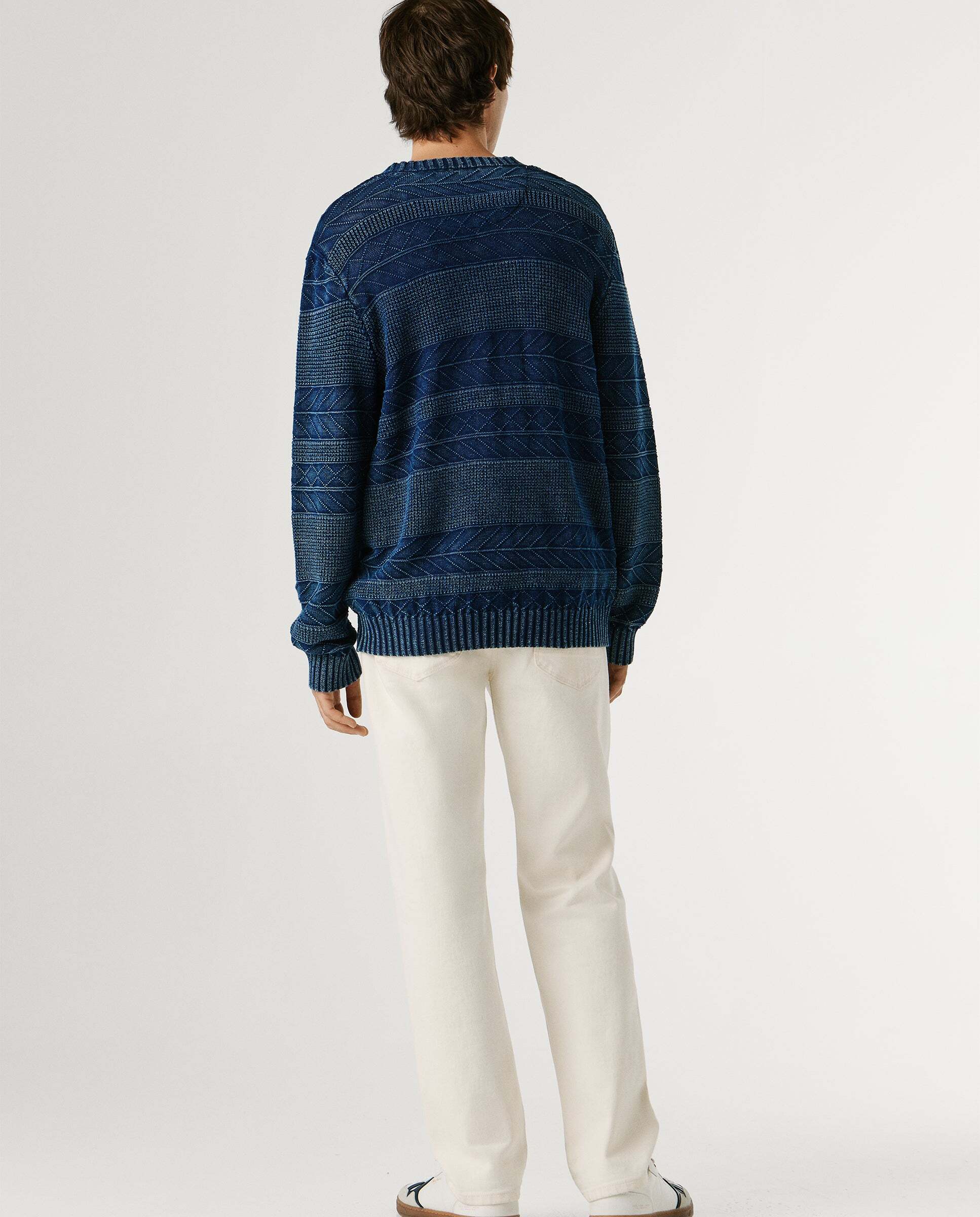 Jersey punto de hombre cuello redondo - Pepe Jeans - Azul Azul-3