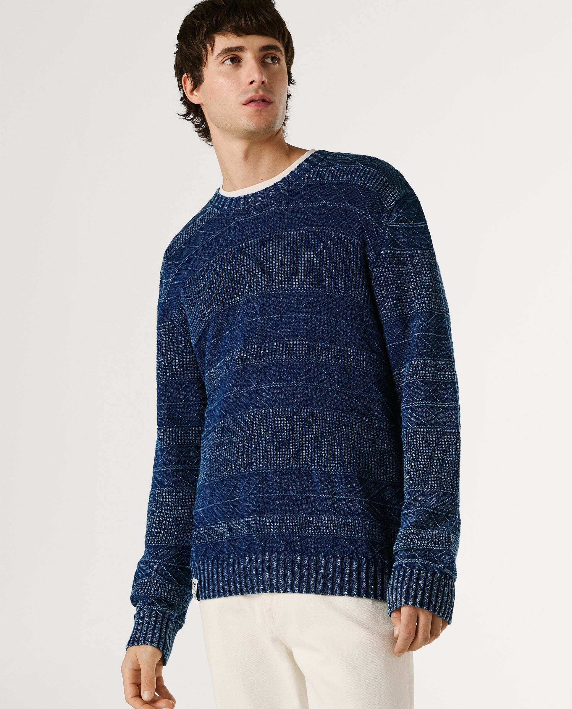 Jersey punto de hombre cuello redondo - Pepe Jeans - Azul Azul-6