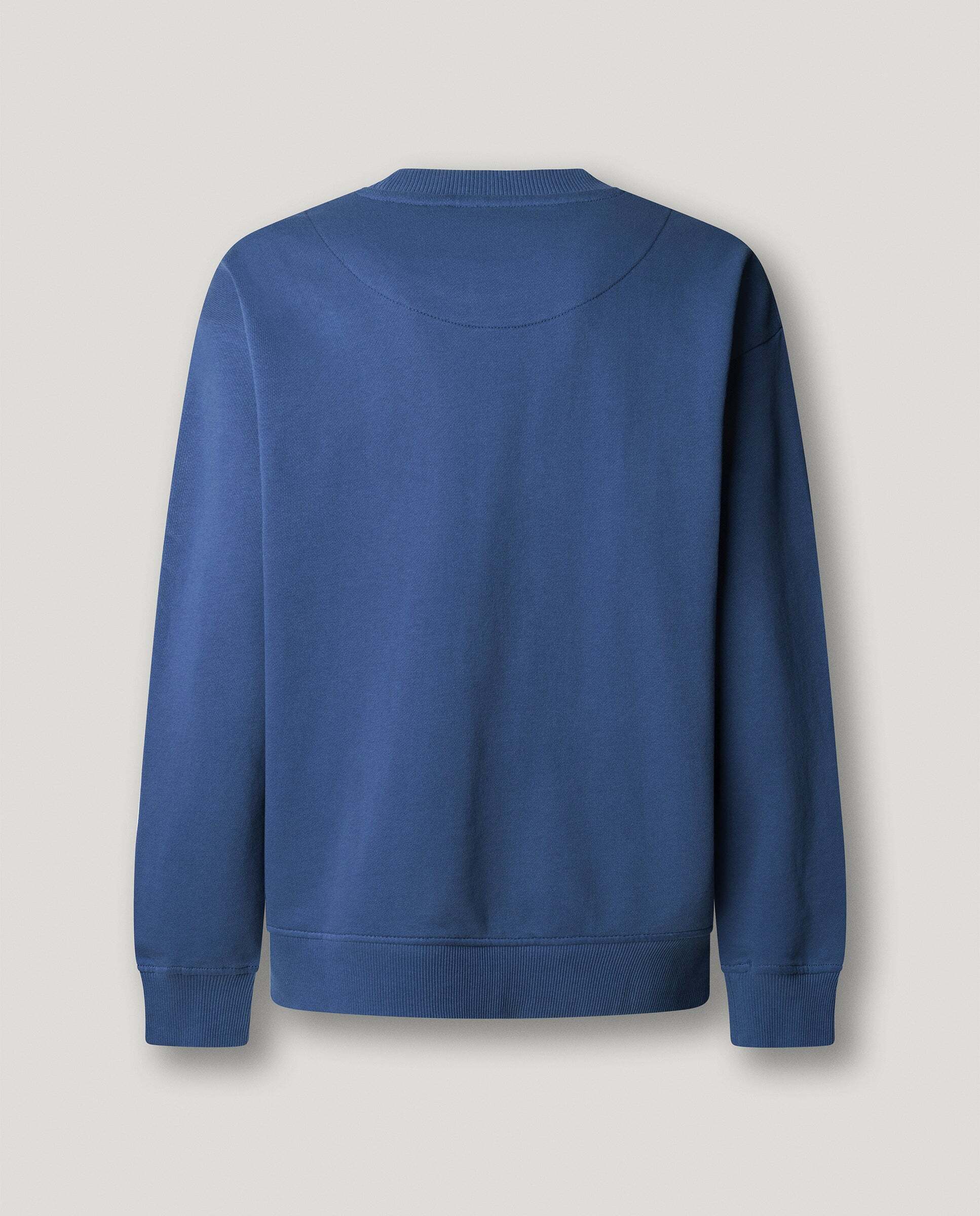 Sudadera de hombre con cuello redondo con logo - Pepe Jeans - Azul Azul-9