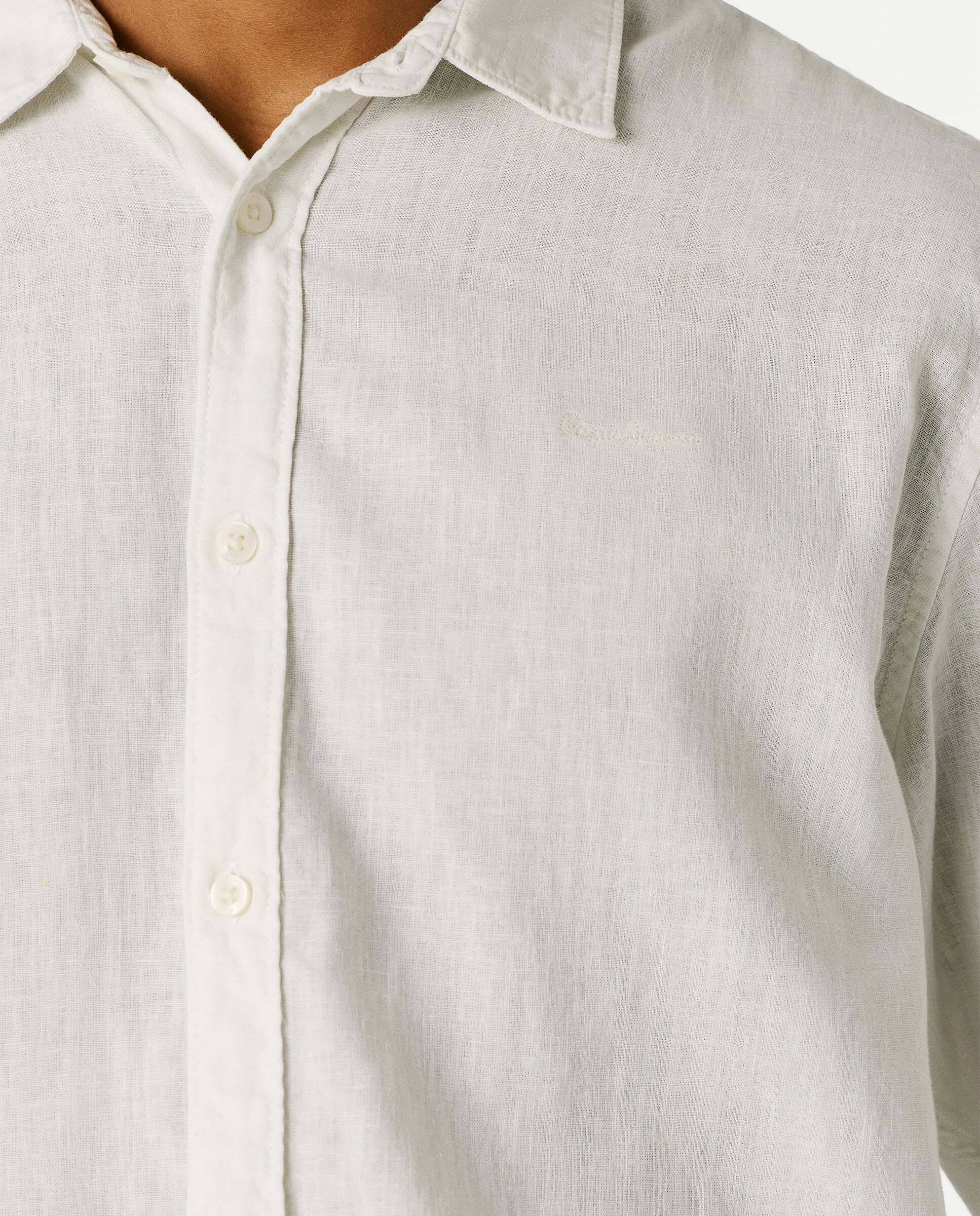 Imagen 5 de Camisa de lino fit regular - Pepe Jeans - Blanco Blanco