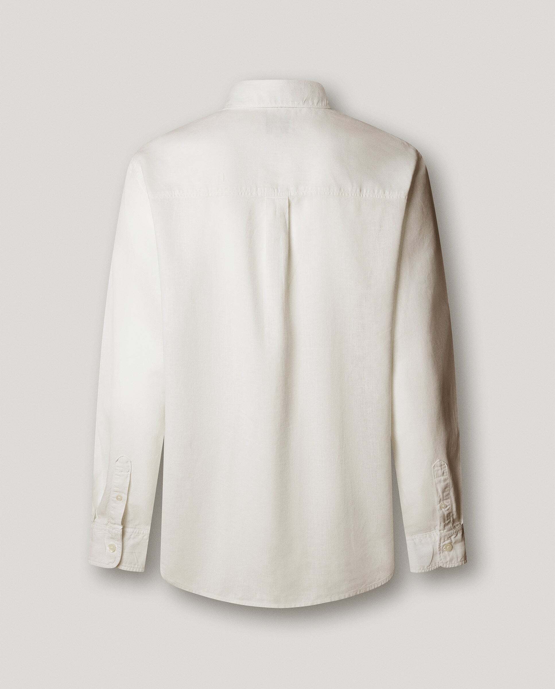 Imagen 10 de Camisa de lino fit regular - Pepe Jeans - Blanco Blanco