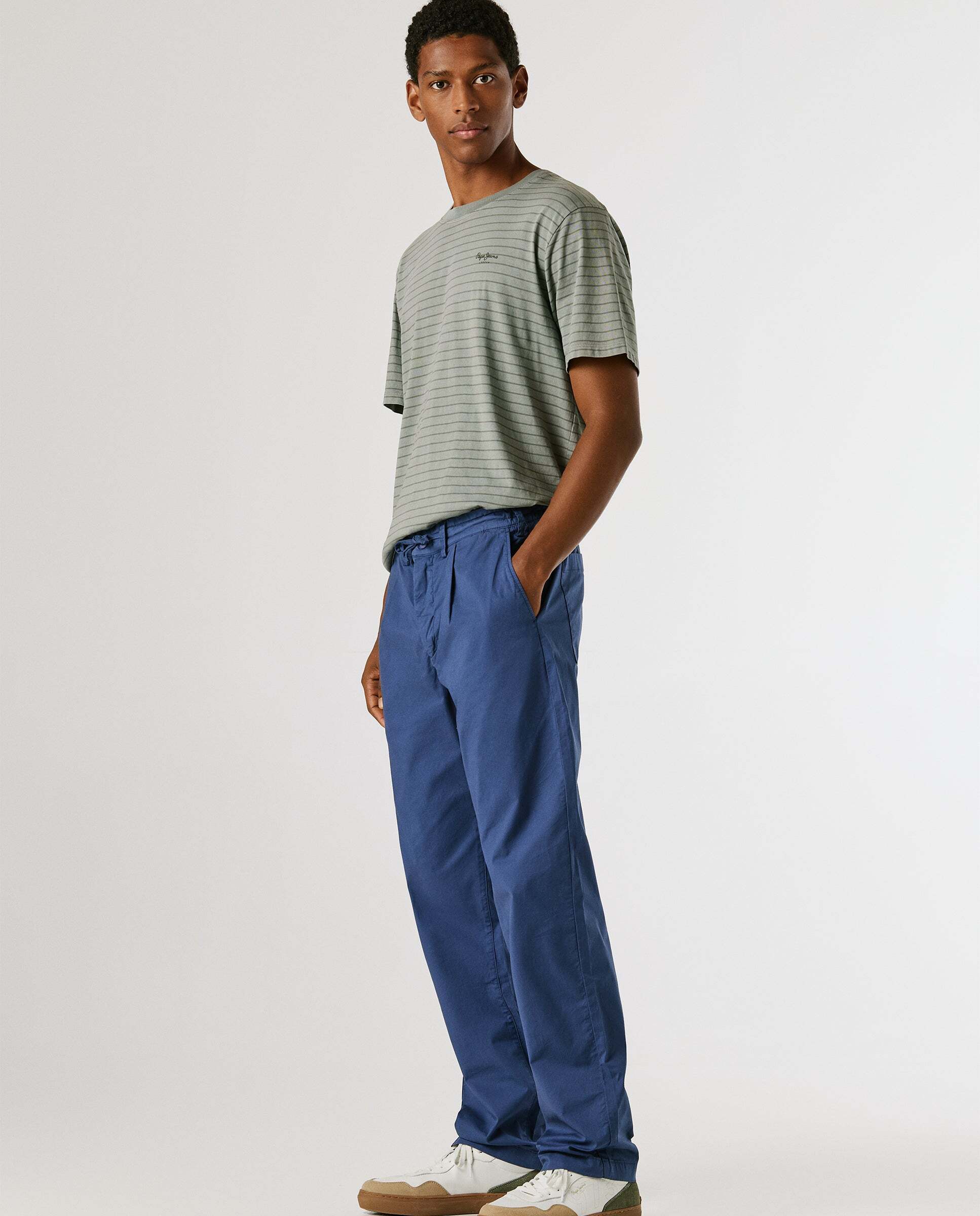 Pantalón chino de hombre fit relaxed - Pepe Jeans - Azul Azul-6