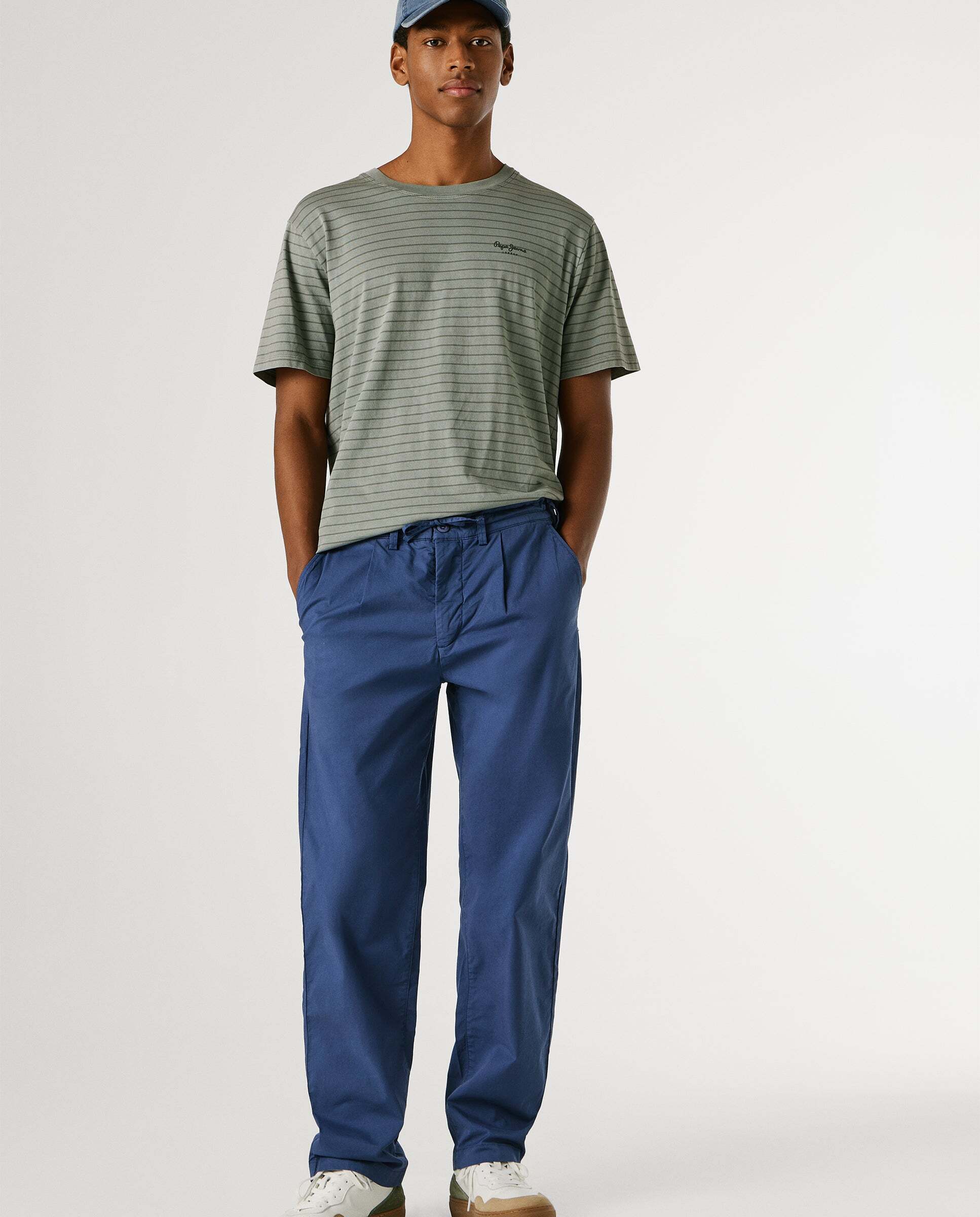 Pantalón chino de hombre fit relaxed - Pepe Jeans - Azul Azul-7