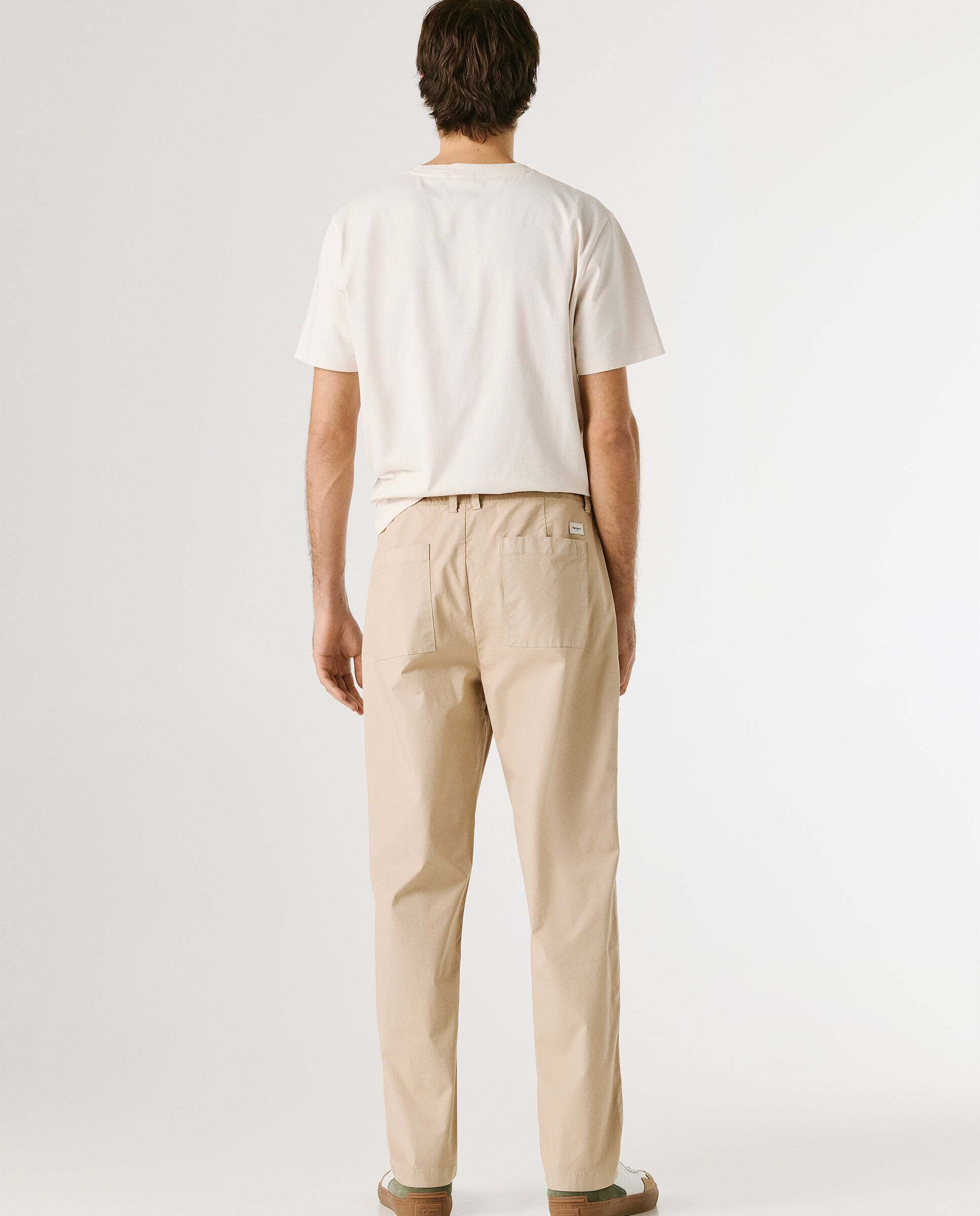 Pantalón chino de hombre fit relaxed - Pepe Jeans - Natural Natural-3