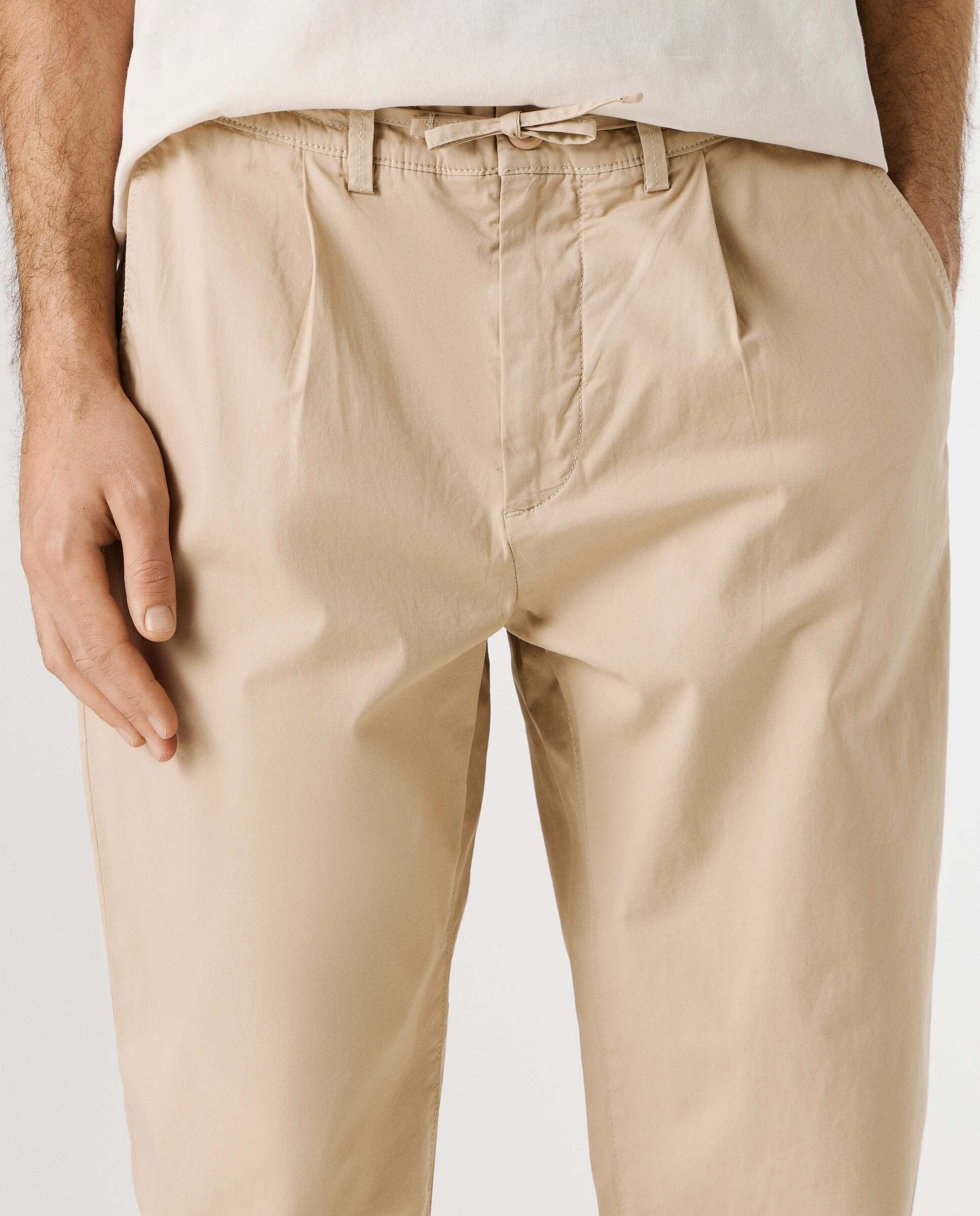 Pantalón chino de hombre fit relaxed - Pepe Jeans - Natural Natural-4